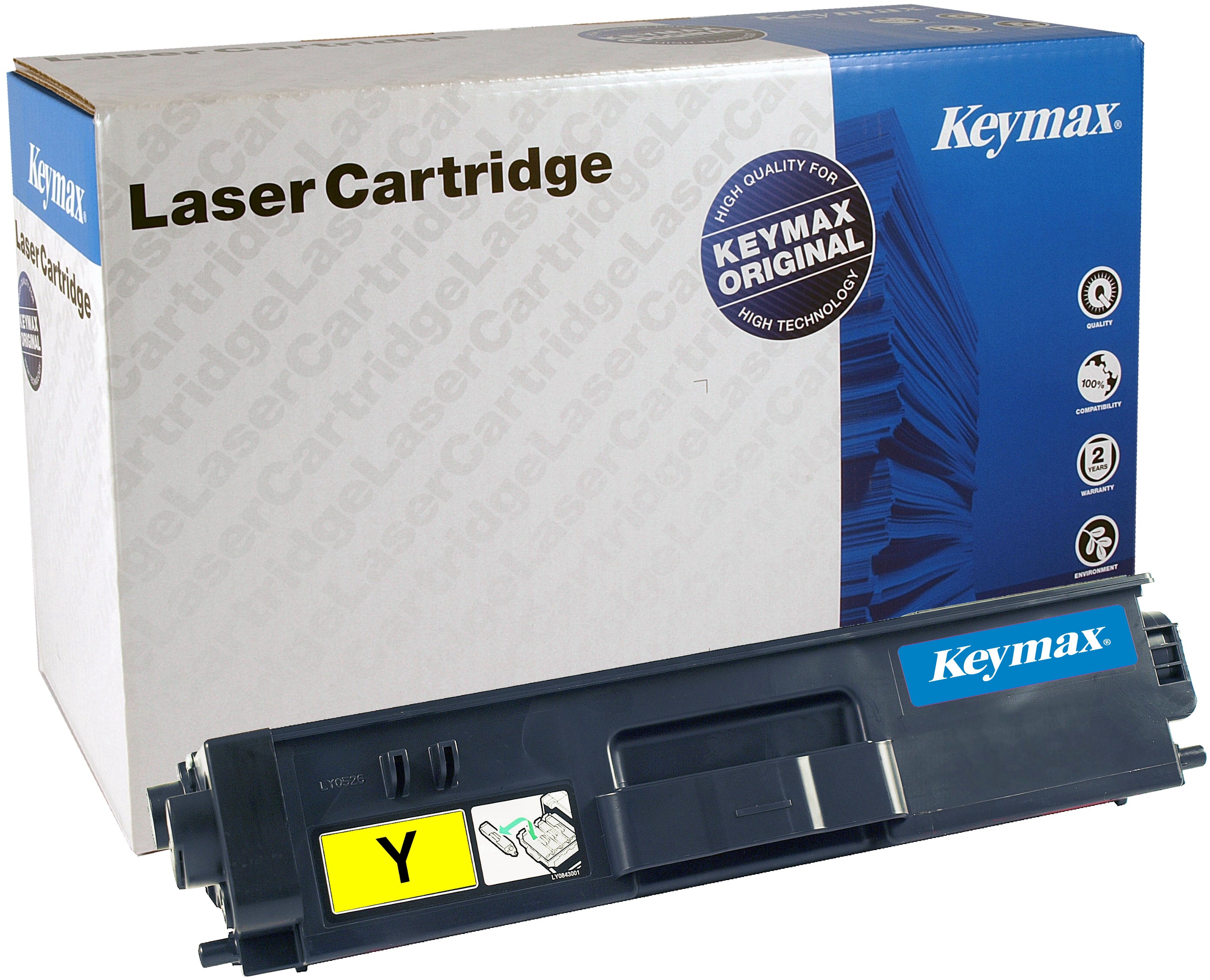 Keymax TN-423Y Gelber Toner – wiederaufbereitet XL – für Brother HL-L8260