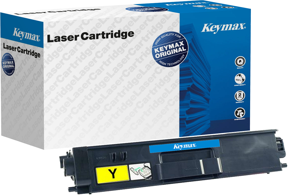 Keymax TN-910Y Gelber Toner – Kompatibel XL – für Brother HL-L9310CDW