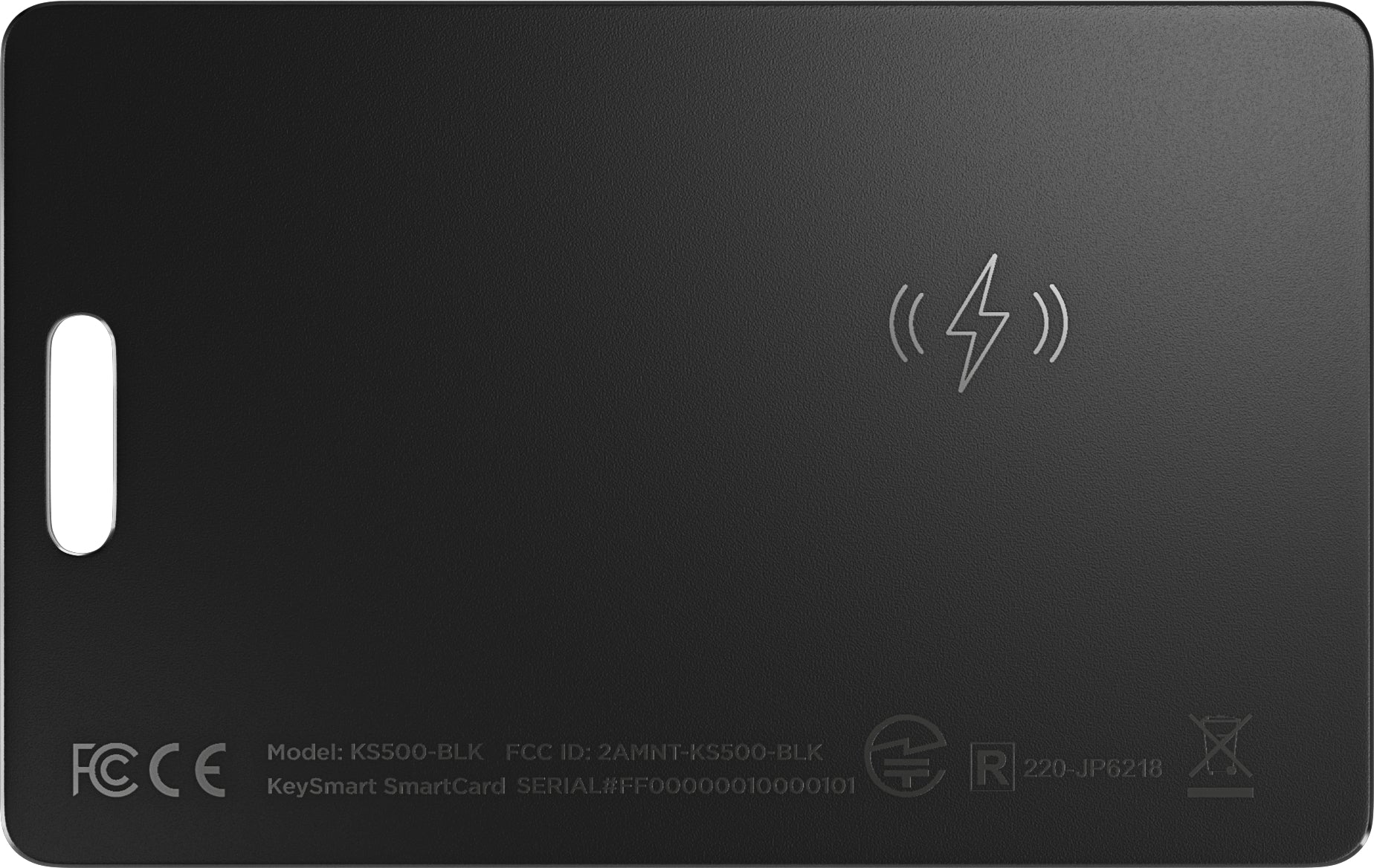 KeySmart SmartCard – Schwarz, für iPhone