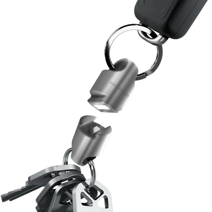 KeySmart Magnetischer Schlüsselhalter MagConnect Pro für KeySmart und Schlüsselketten – Titan