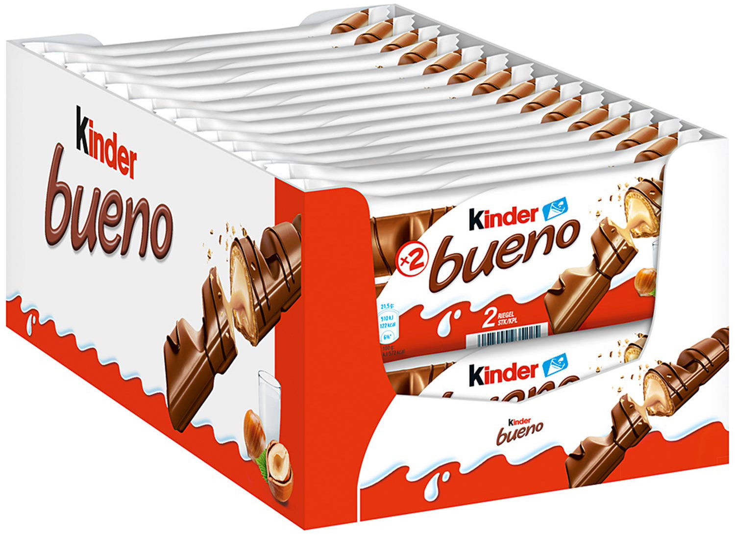 Kinder Bueno Schokoriegel – Milch-Haselnuss – 1,51 kg