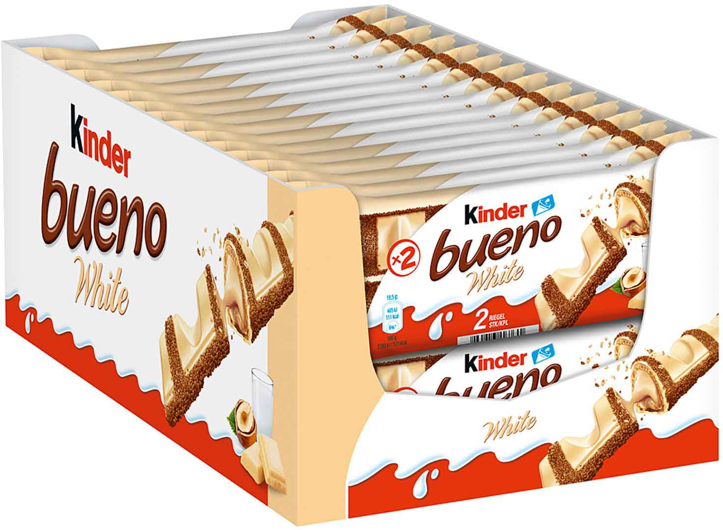 Kinder Bueno White Schokoriegel – weisse Schokolade