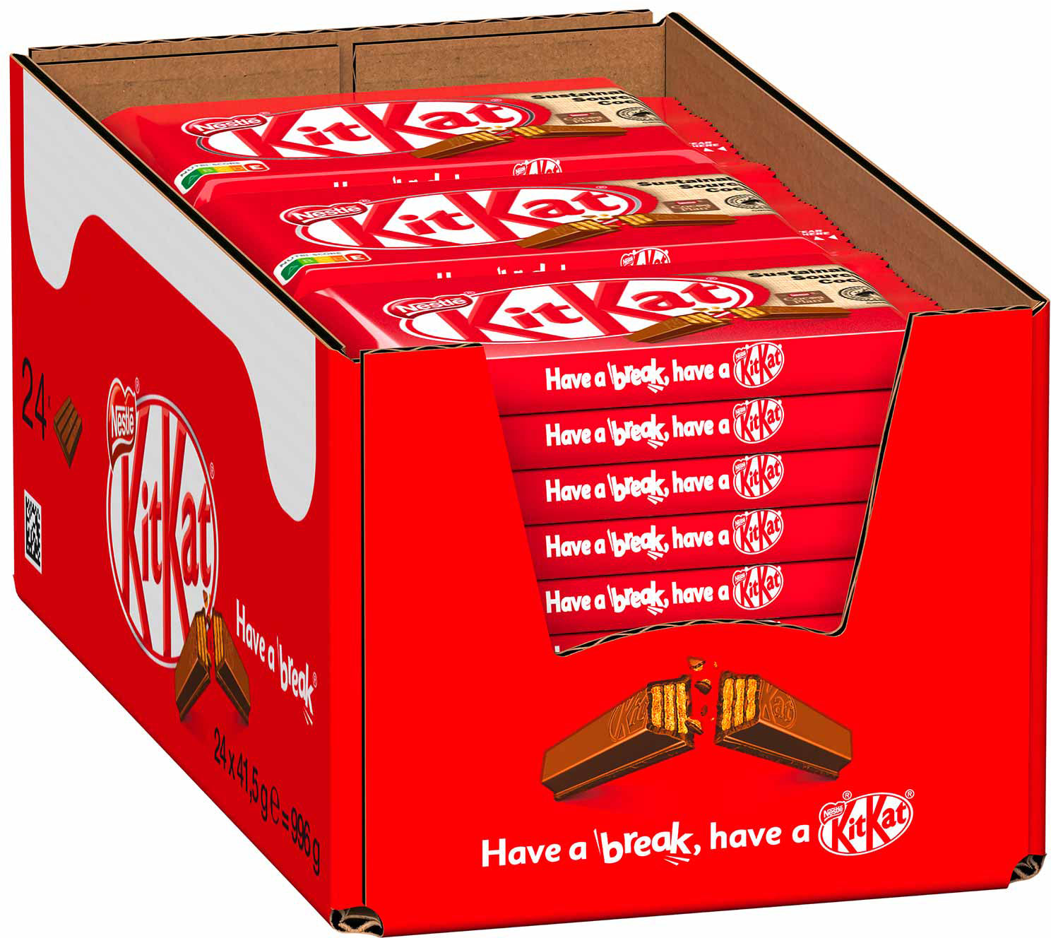 Nestle KitKat Schokoriegel – Classic – 24 × 41,5 g