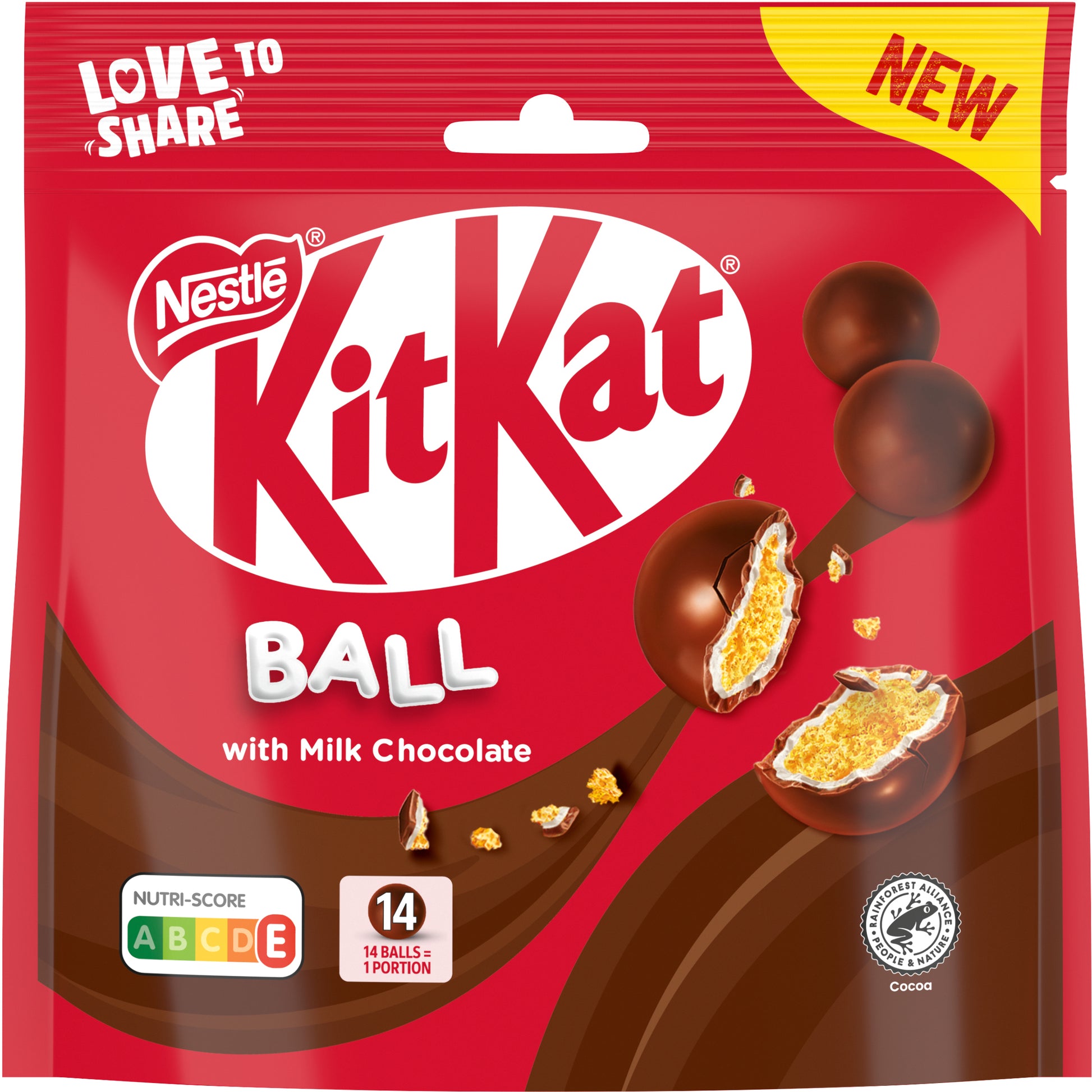 Nestle KIT KAT Ball – Schokolade – Milch – 145 g