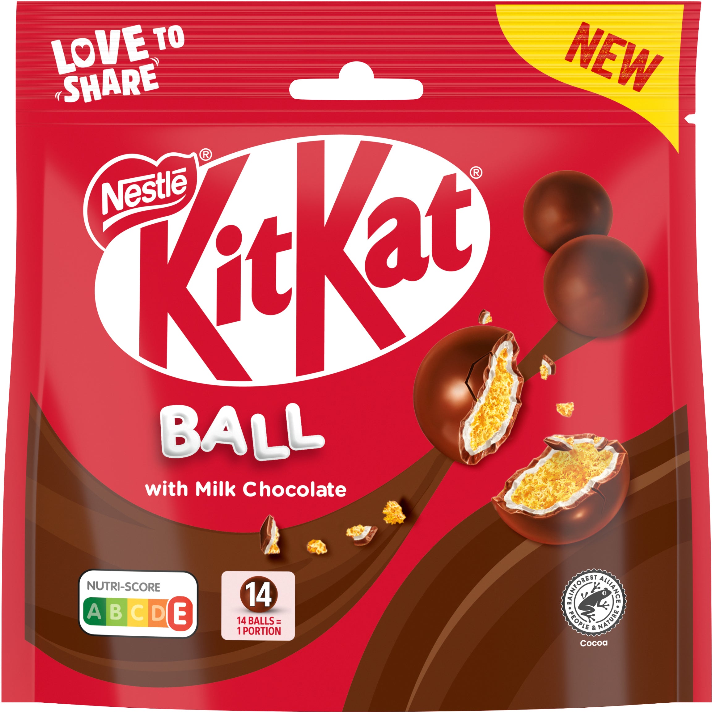 Nestle KIT KAT Ball – Schokolade – Milch – 145 g