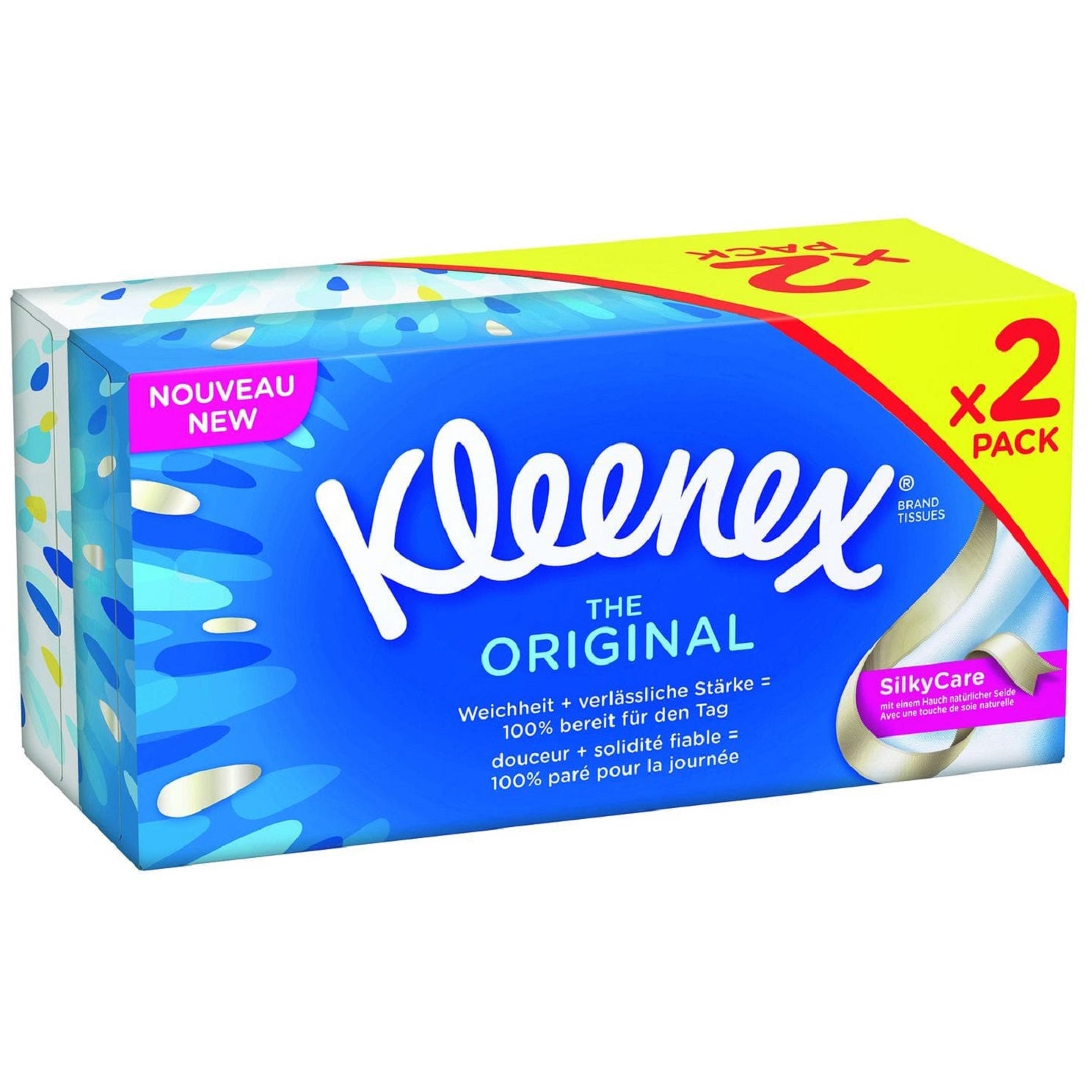 Kleenex Kosmetiktücher – 2 Boxen à 80 Tücher