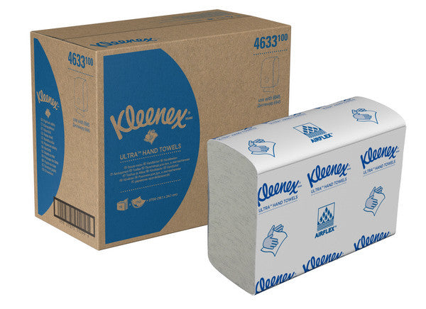 Kleenex Falthandtücher Z-Falz – 2-lagig, weiss – 241 × 191 mm