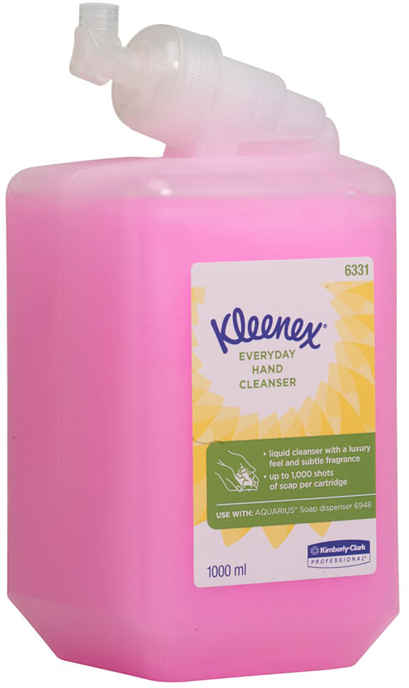 Kleenex Flüssige Handseife – Parfümiert – 1 l – Pink