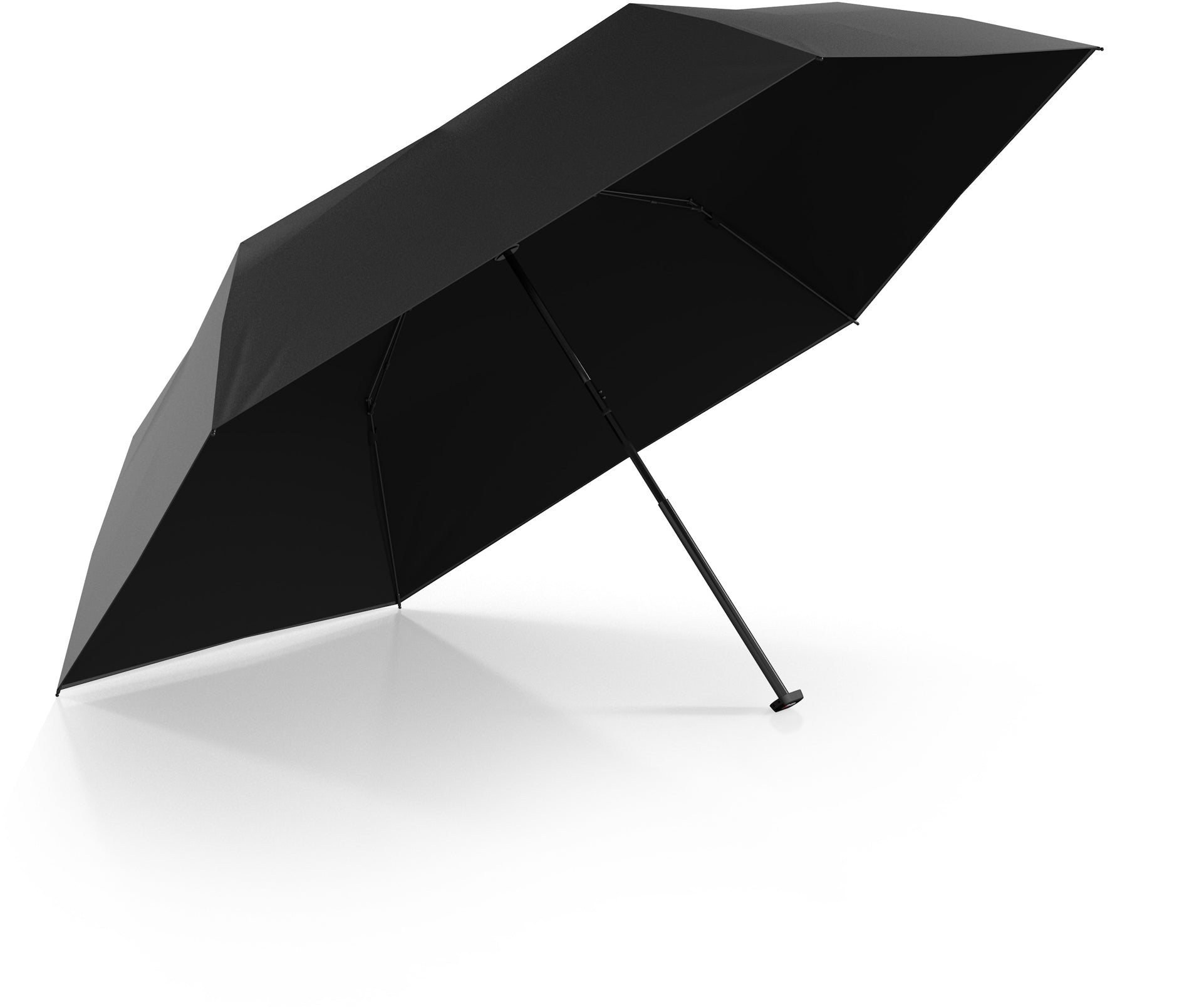 Knirps Taschenschirm US.050 HeatShield – manuell, Ø 90 cm, L 22 cm – schwarz – UV-Schutz 50+, windfest