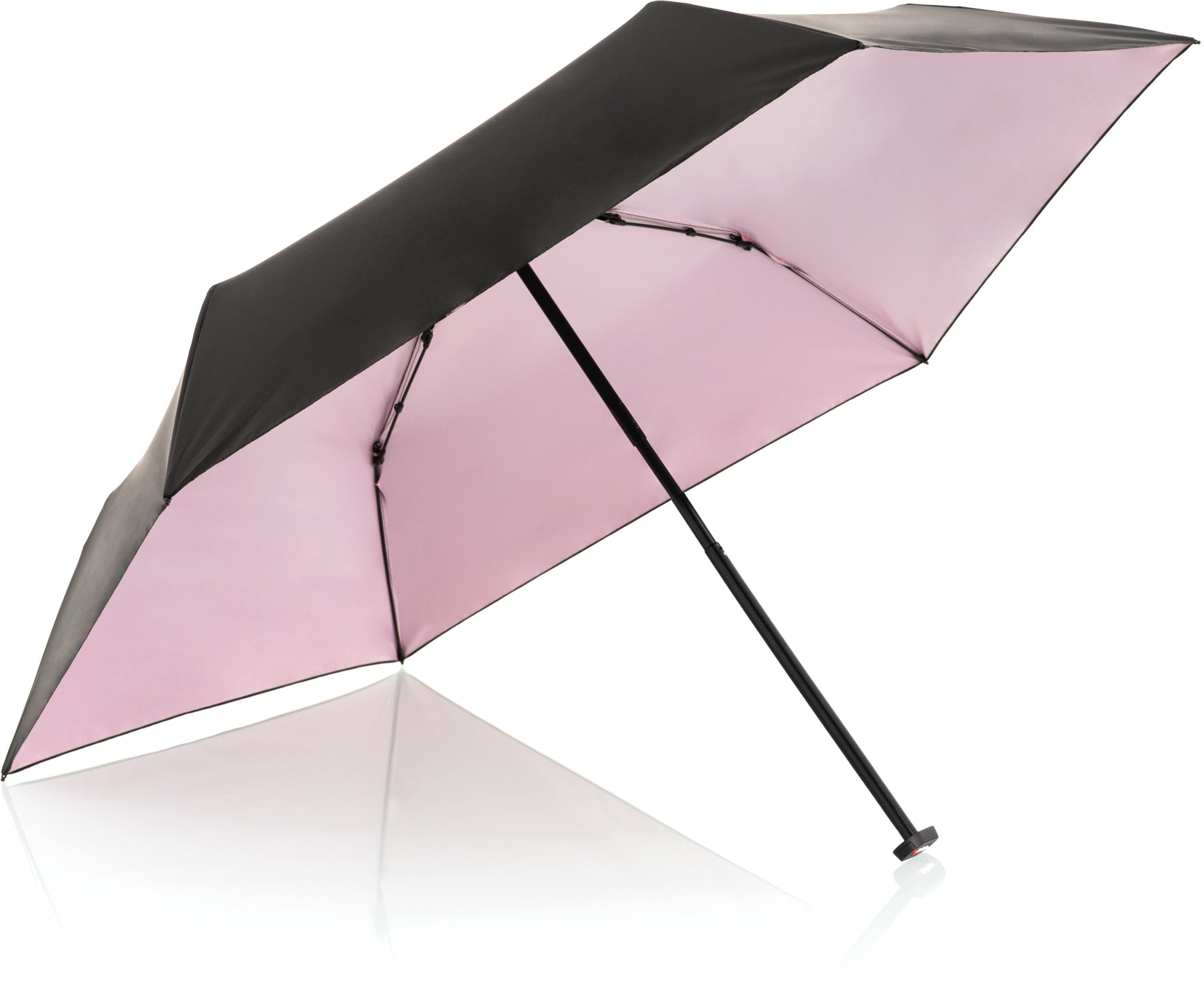Knirps Taschenschirm US.050 – manuell, Ø 90 cm, L 21 cm – schwarz – HeatShield-Beschichtung, windfest