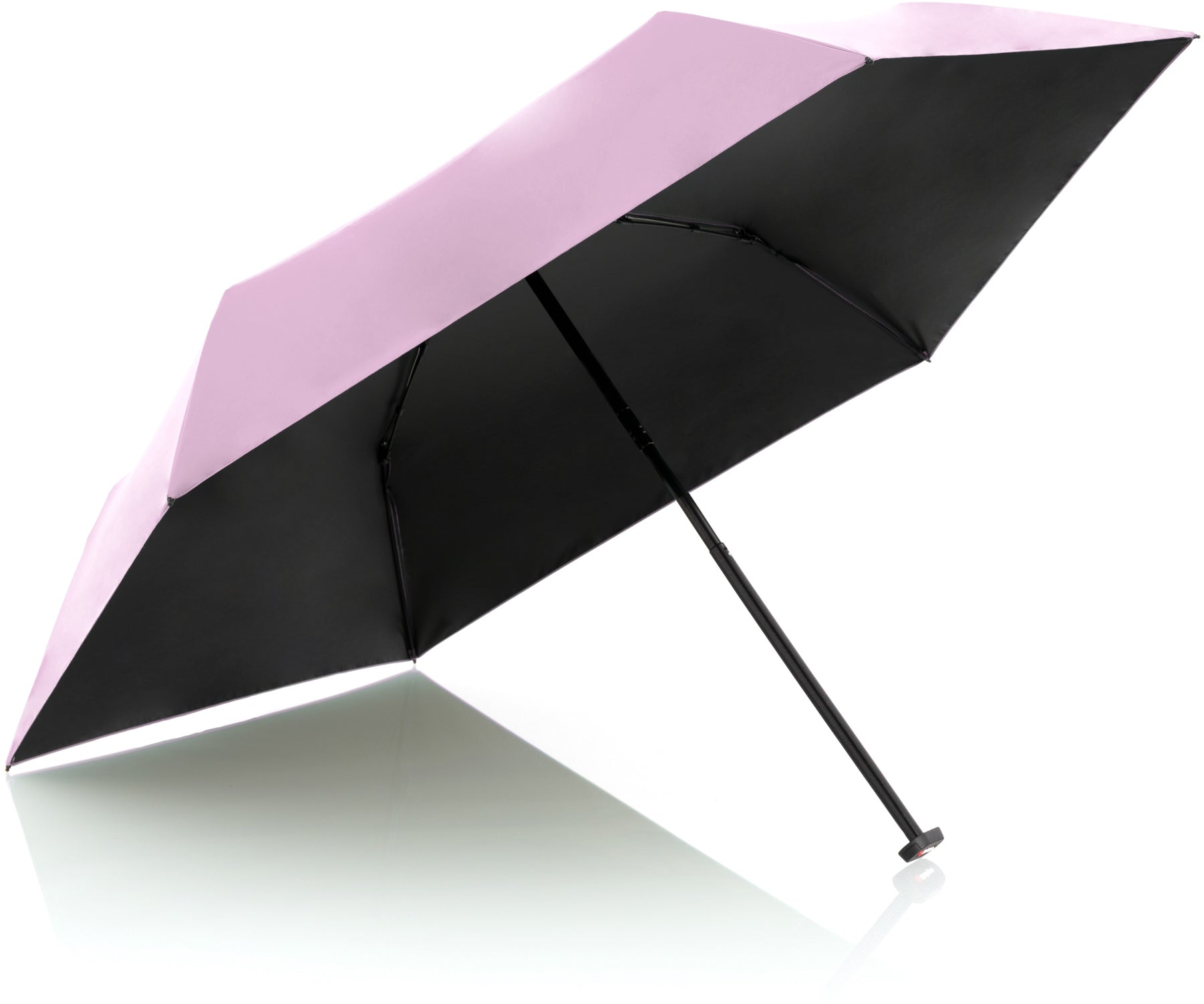 Knirps Taschenschirm US.050 HeatShield – manuell, Ø 90 cm, L 21,5 cm – rosa – UV-Schutz 50+, windfest
