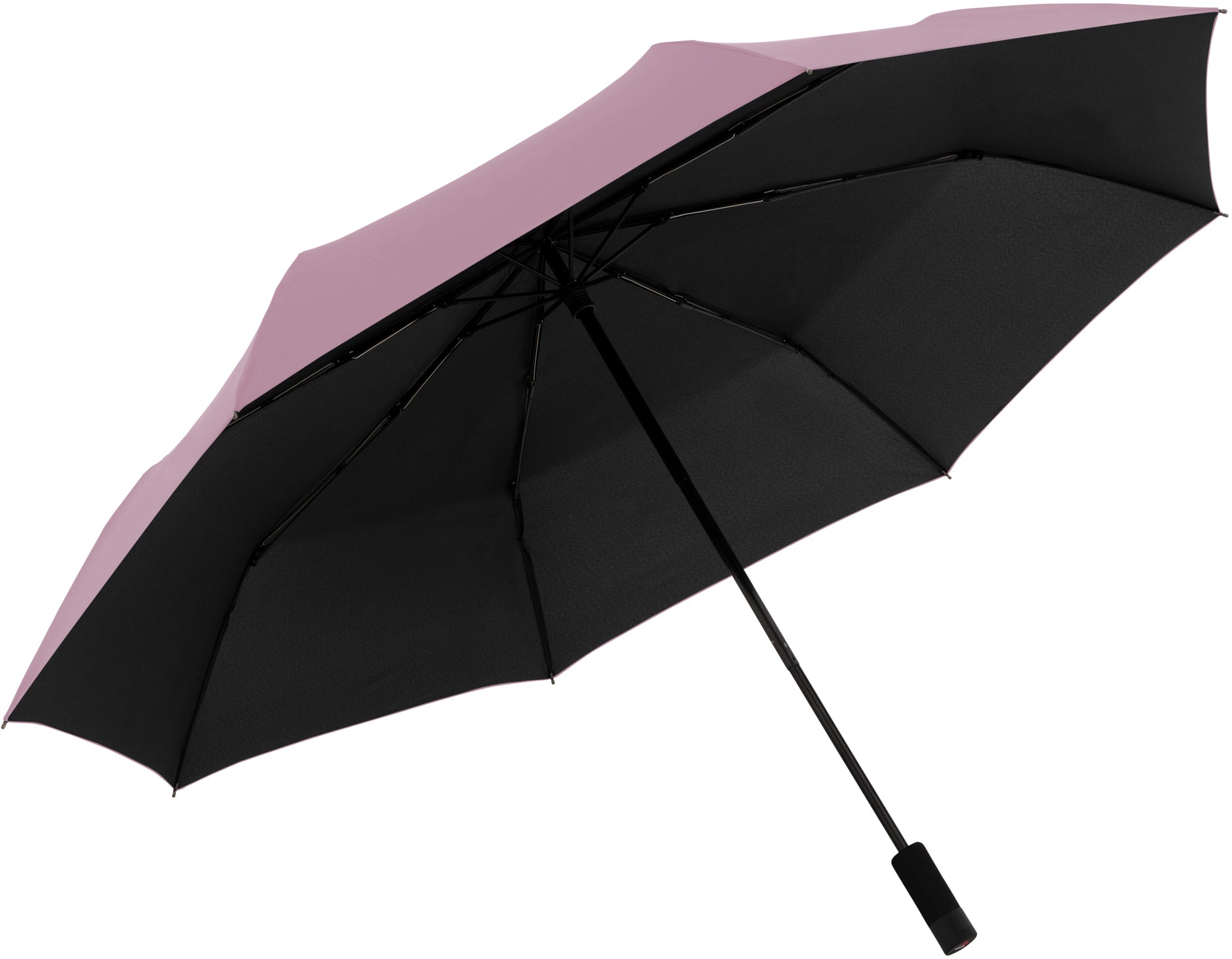 Knirps Taschenschirm U.090 HeatShield – manuell, Ø 128 cm, L 38 cm – rosa – windfest