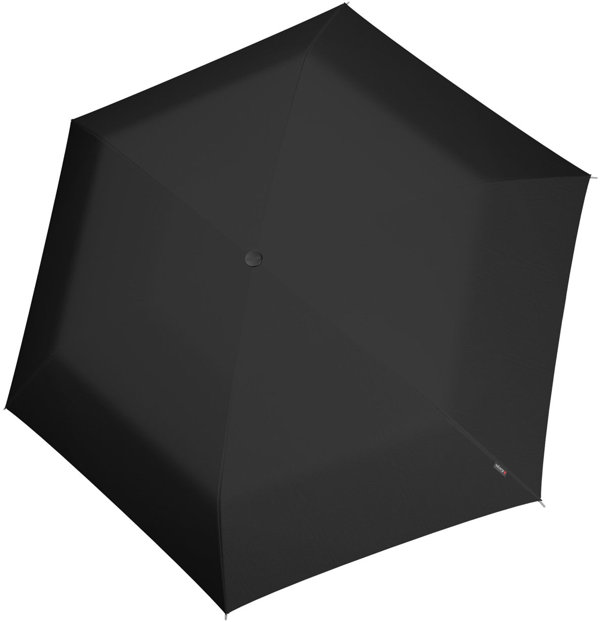 Knirps Taschenschirm U.200 – Auf/Zu-Automatik, Ø 95 cm, L 26 cm – schwarz – windfest, Aluminium