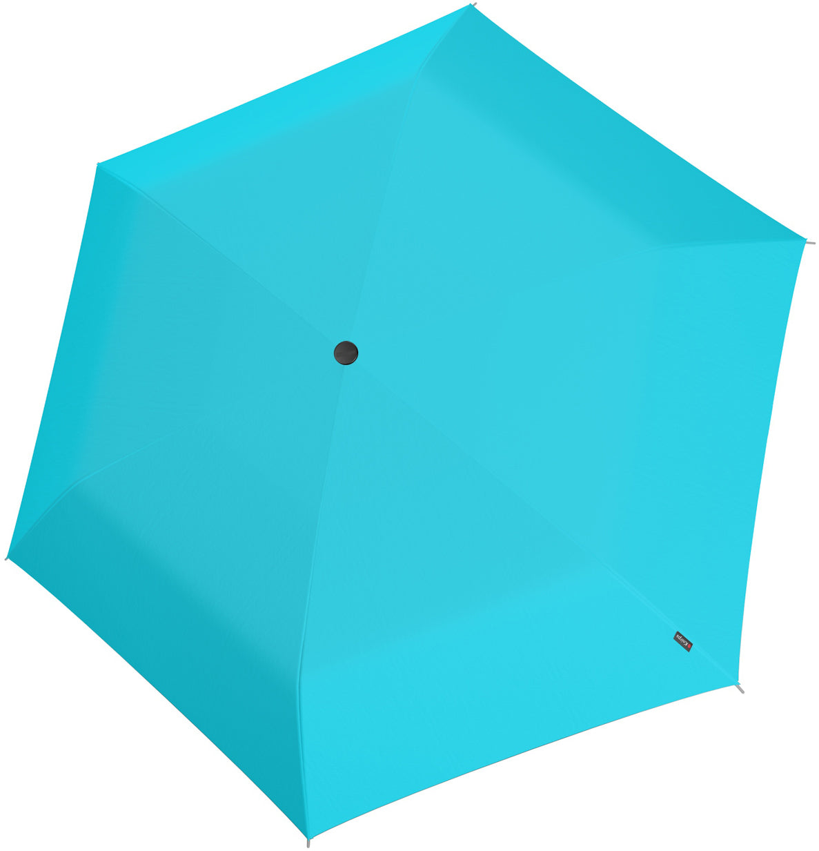 Knirps Taschenschirm U.200 – Auf/Zu-Automatik, L 28 cm – Aqua – windfest