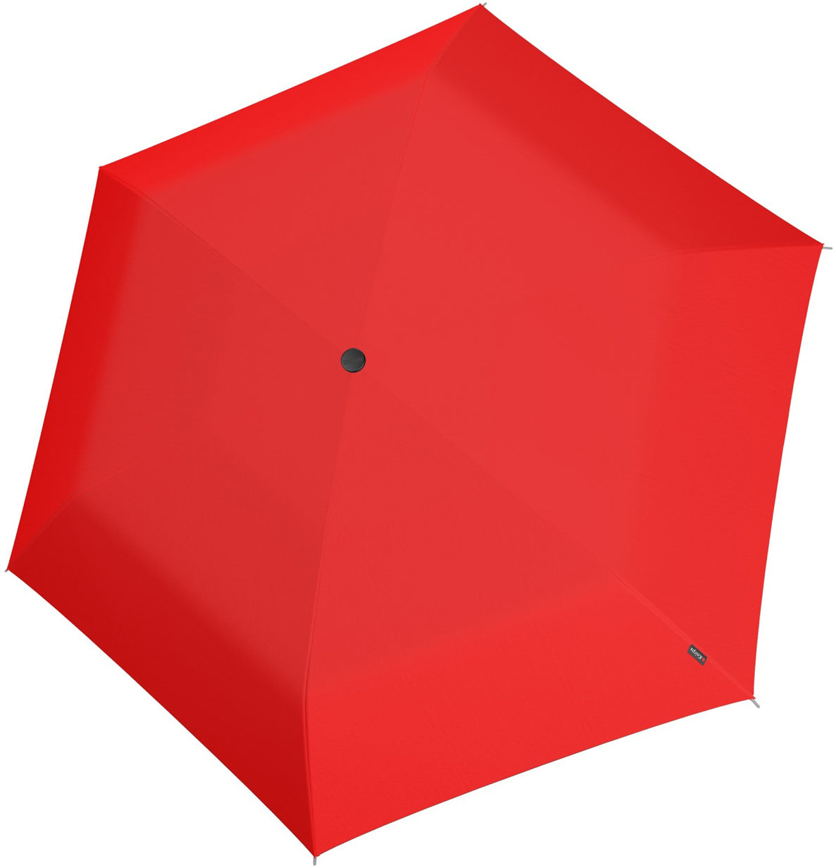 Knirps Taschenschirm U.200 – Auf/Zu-Automatik, L 27 cm – rot – windfest
