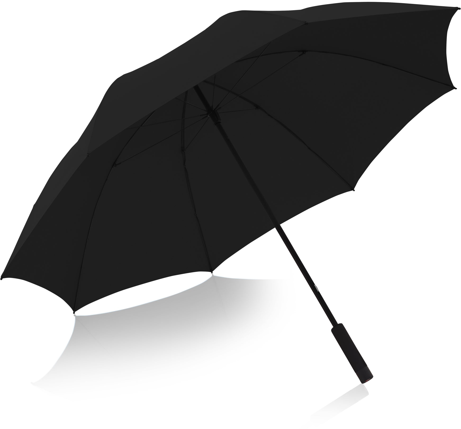 Knirps Stockschirm U.900 HeatShield – manuell, Ø 133 cm, L 98 cm – schwarz – UV-Schutz 50+, windfest