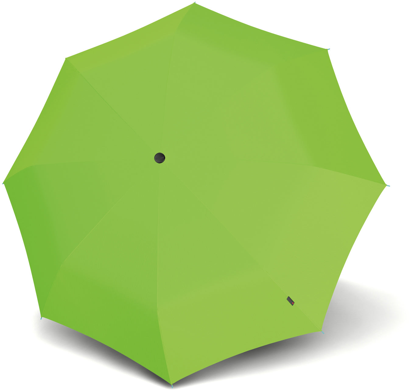 Knirps Stockschirm U.900 – manuell, Ø 130 cm – grün – windfest, Aluminium/Carbon-Gestell