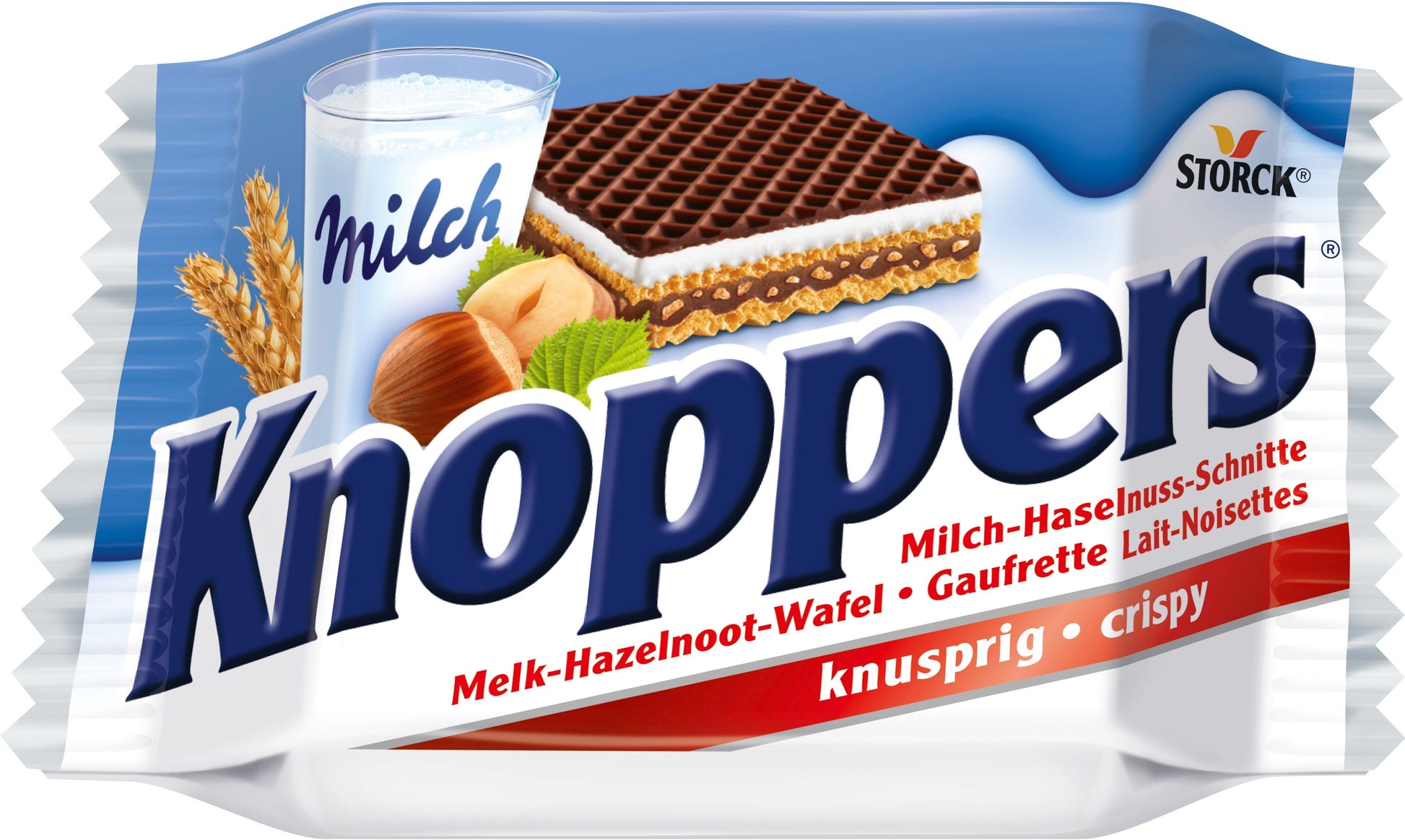 Knoppers Gefüllte Waffelschnitte – Milch-Haselnuss – 711 g