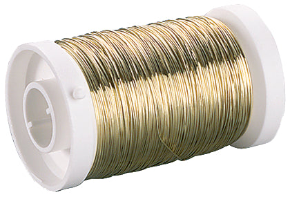 KNORR prandell Messingdraht, Gold, Ø 0,3 mm × 80 m, 216464742