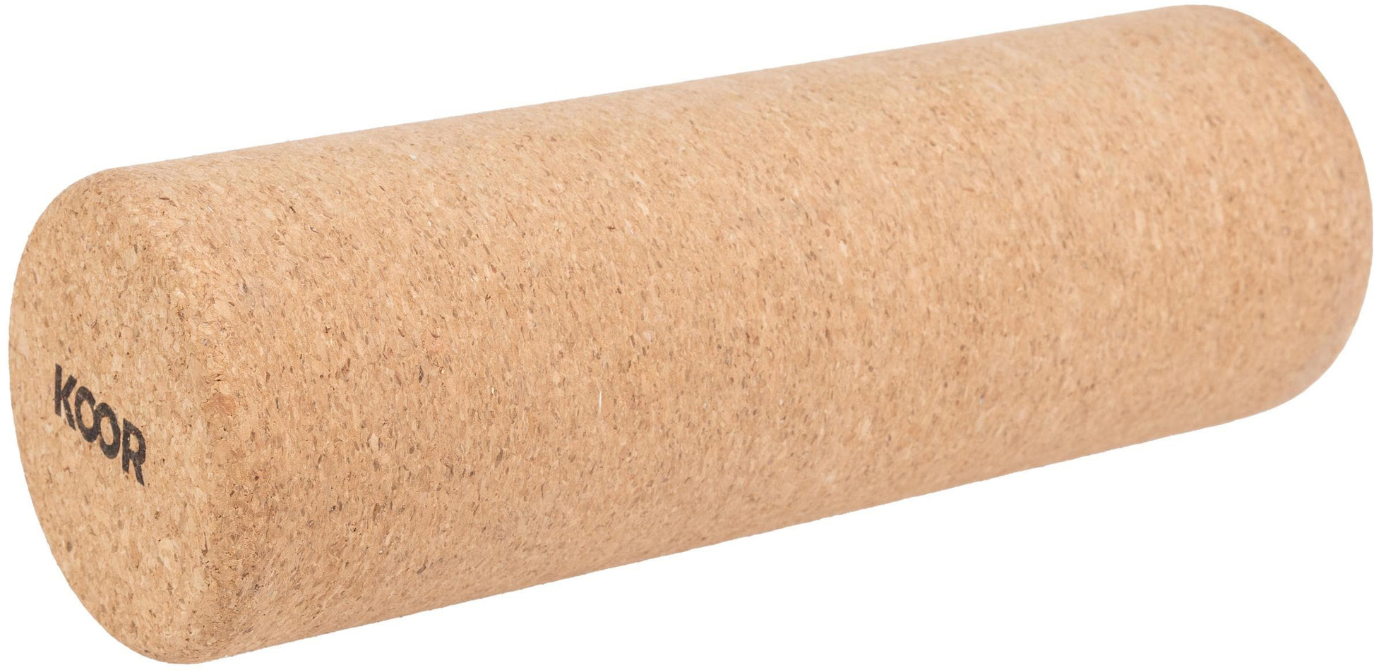 KOOR Faszienrolle – Ø 10 cm × 30 cm – Holz – Kork