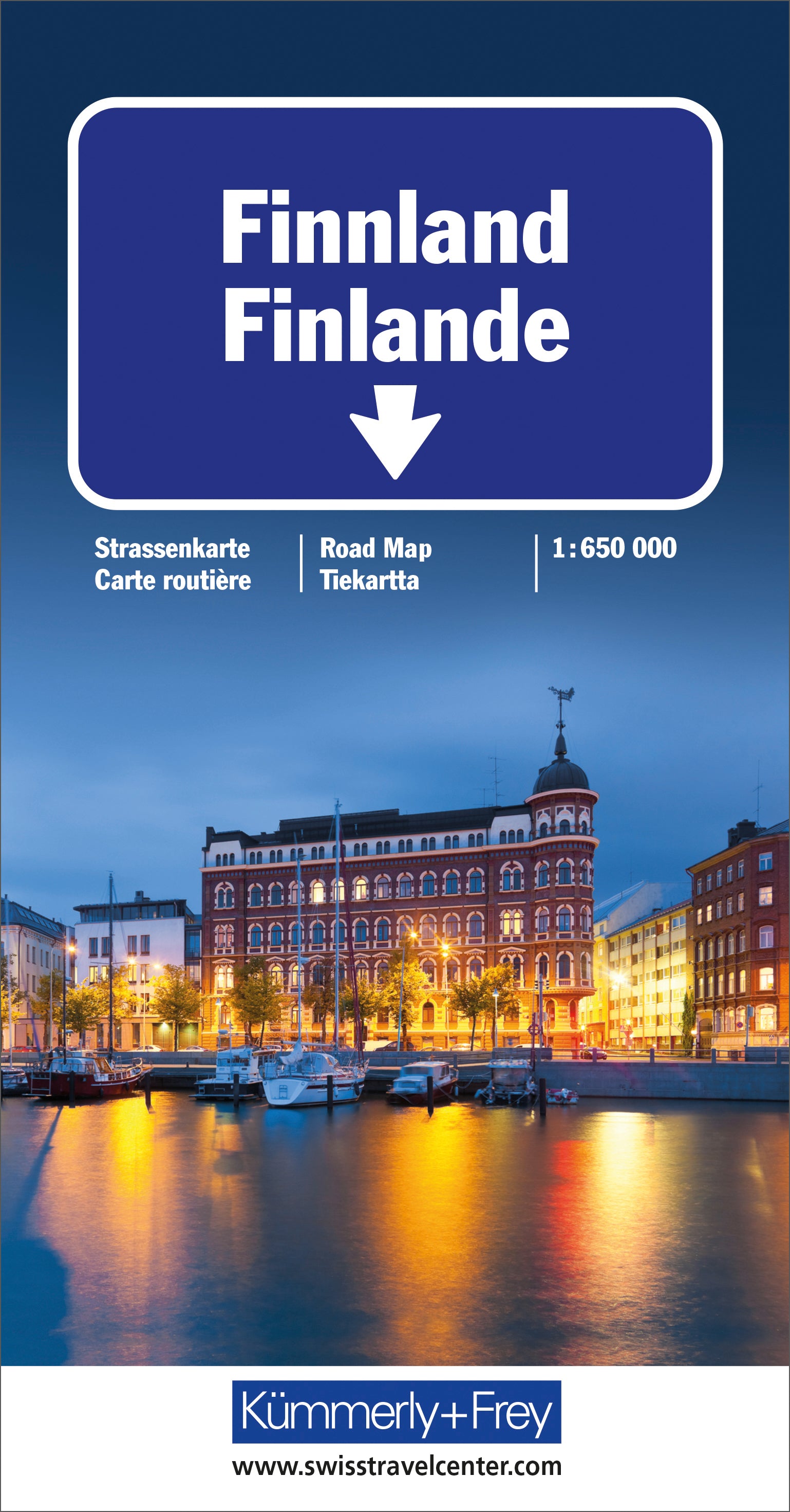 Hallwag Kümmerly+Frey Kümmerly+Frey – Strassenkarte Finnland – 1:650'000