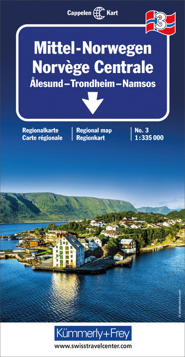 Hallwag Kümmerly+Frey Strassenkarte Norwegen – 1:335'000
