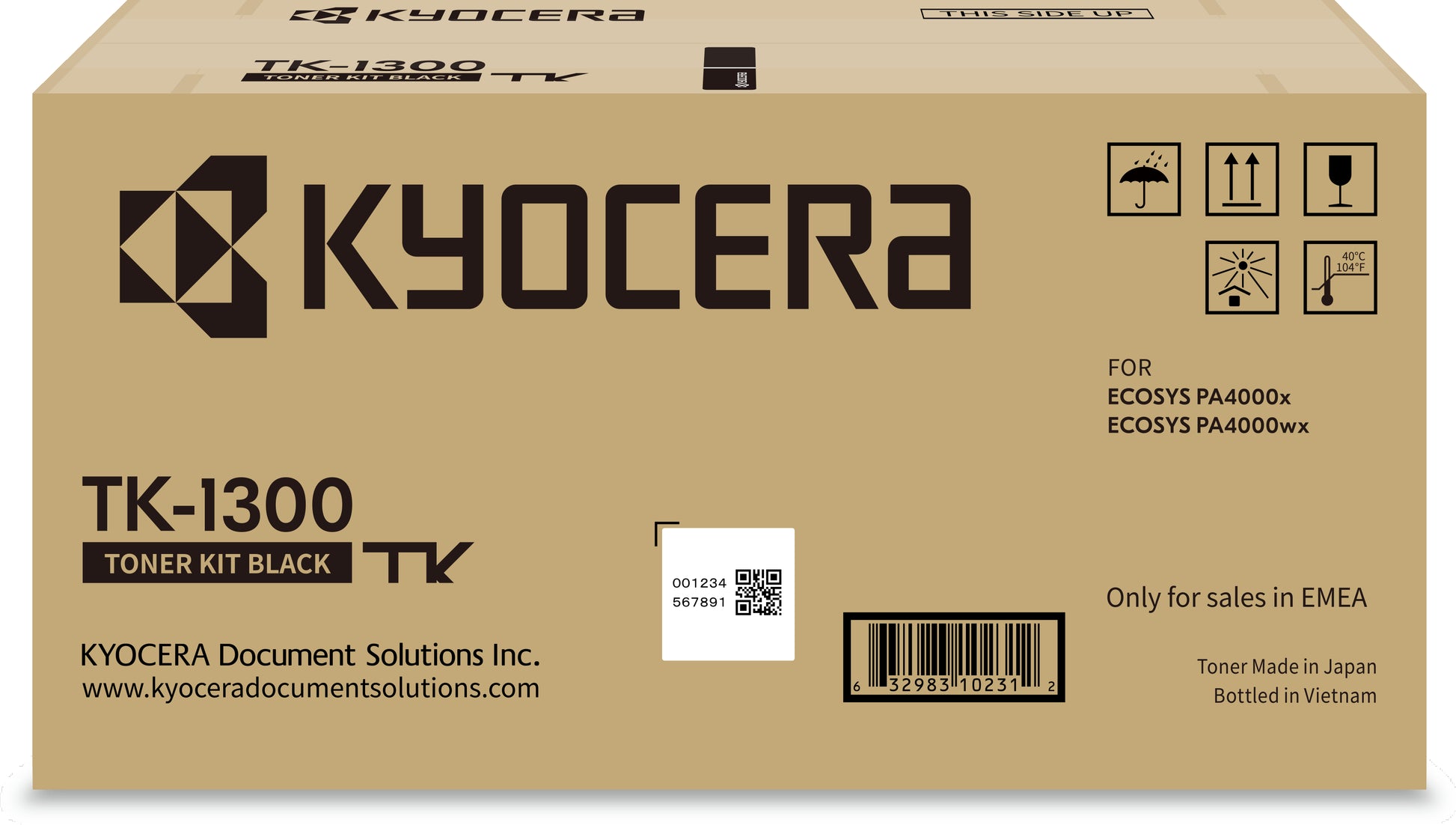 KYOCERA TK-1300 Schwarz Toner – Original