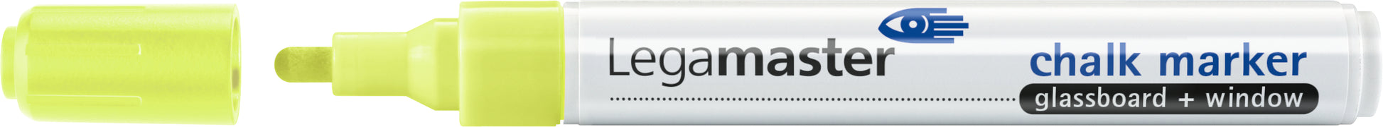 Legamaster 7-118105 Kreidemarker – Gelb, für Glas und andere glatte Oberflächen