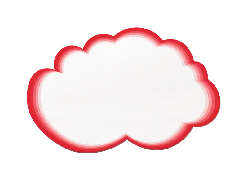 Legamaster Moderationskarten Wolke 33 × 61 cm – weiss