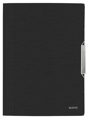 Leitz Eckspannermappe Style A4 – 3 Klappen, Polypropylen (PP), Schwarz, bis 150 Blatt