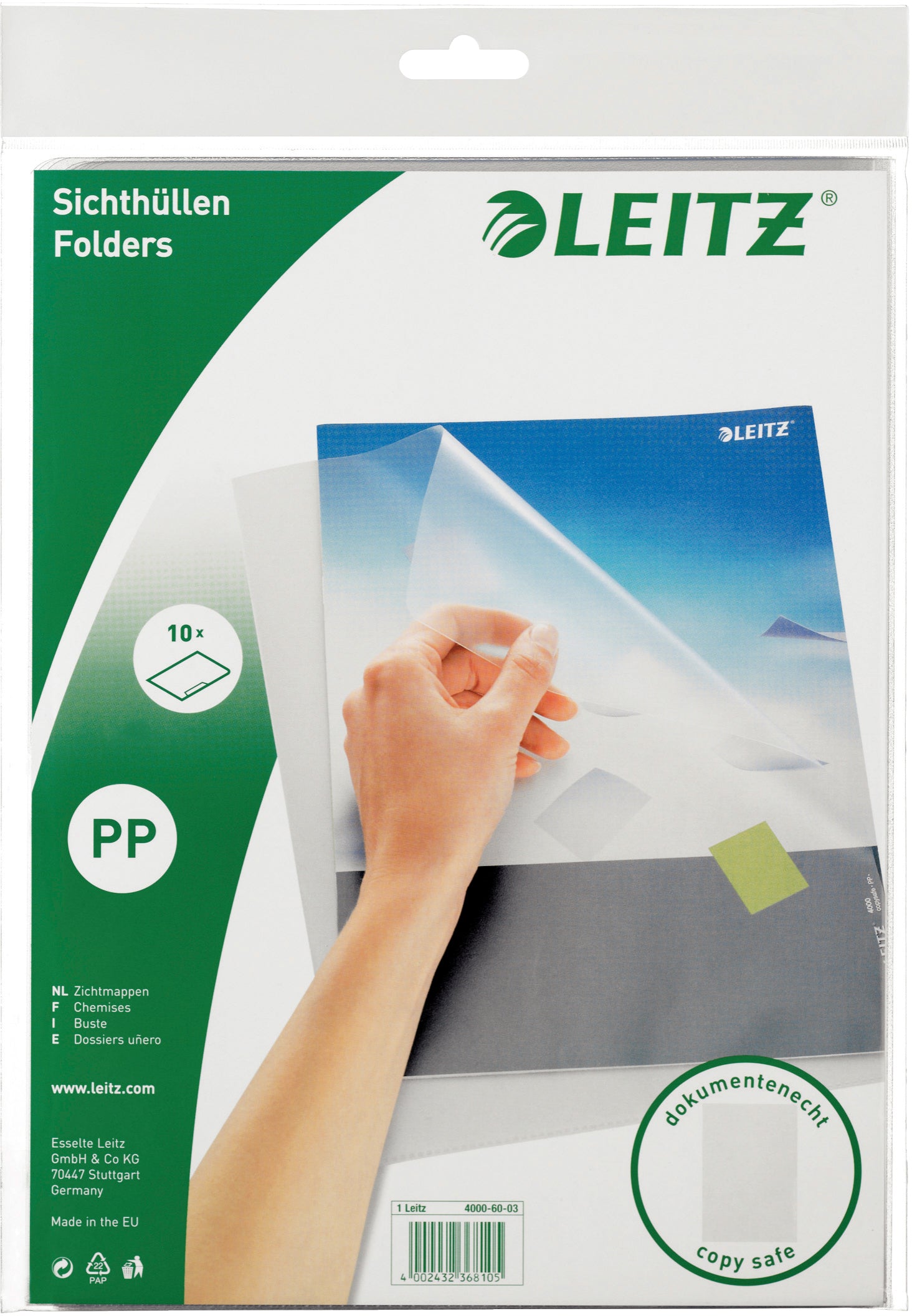 Leitz A4 Sichthülle, Transparent