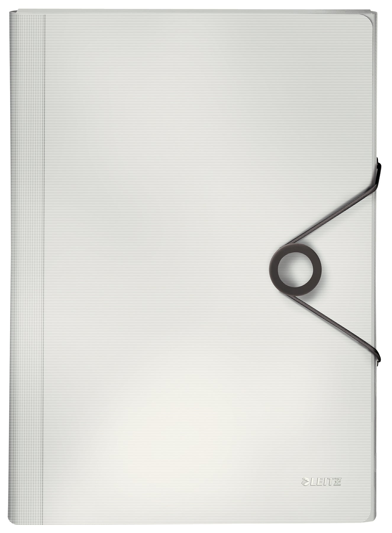 Leitz Solid Fächermappe A4 – 6 Fächer, Gummiband, Polypropylen (PP), Weiss, bis 250 Blatt