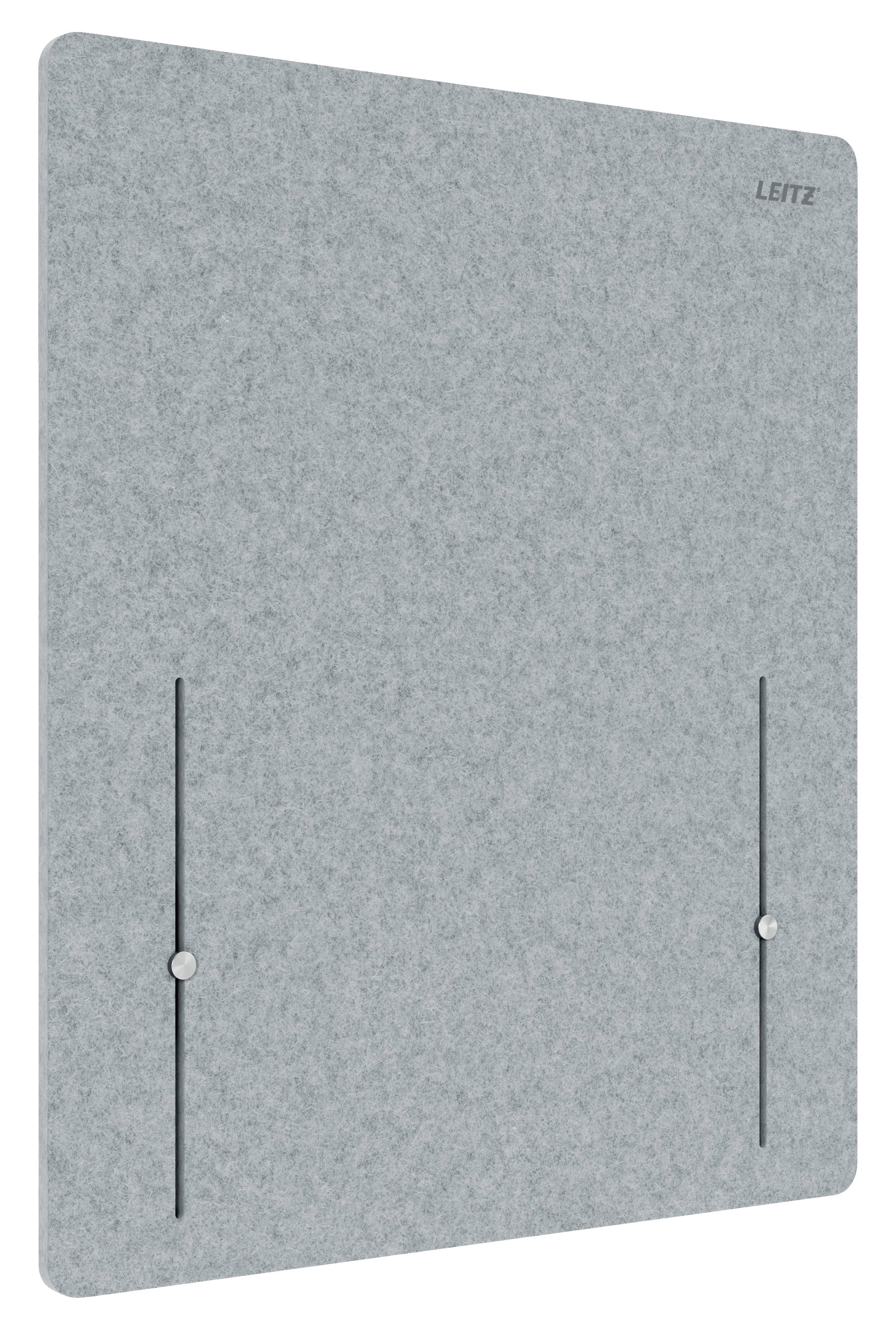 Leitz Tischtrennwand – 600 × 700 mm, Stoff, Grau
