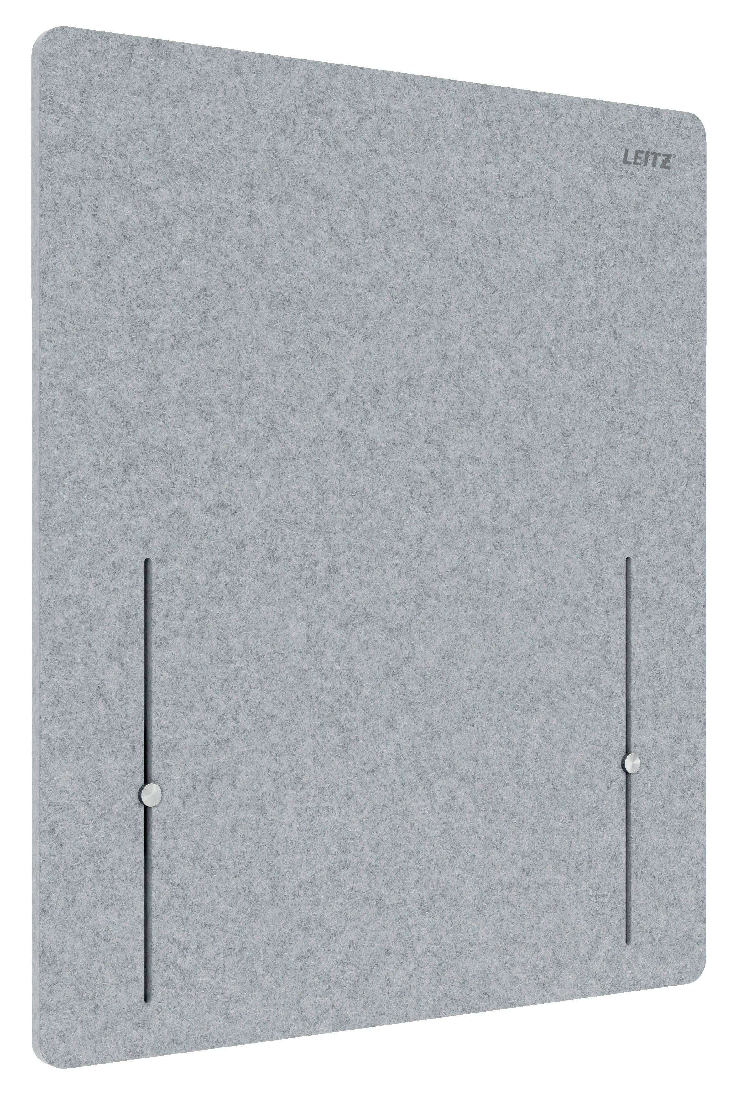 Leitz Tischtrennwand – 600 × 700 mm, Stoff, Grau