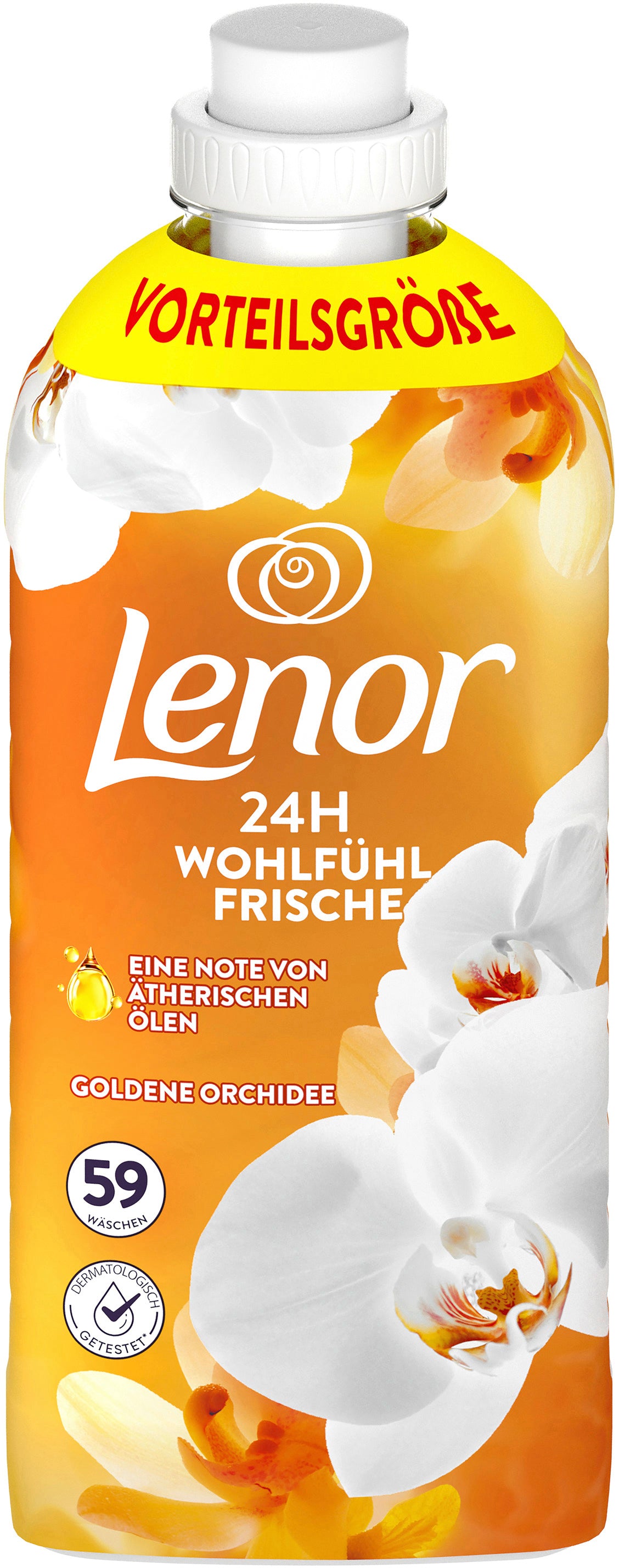 Lenor Weichspüler – für Wäsche – Orchidee & Vanille – 1,239 l