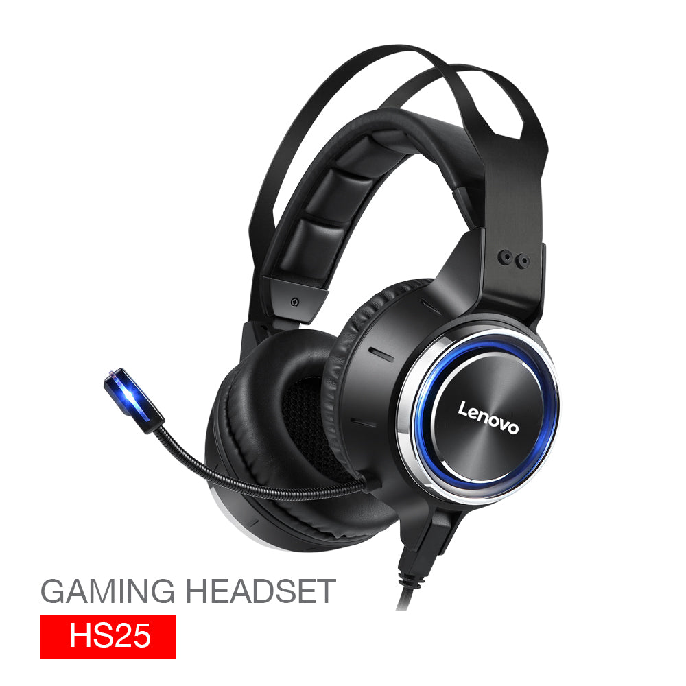 Lenovo HS25 Gaming-Headset – Over-Ear, Kabel (USB), ANC
