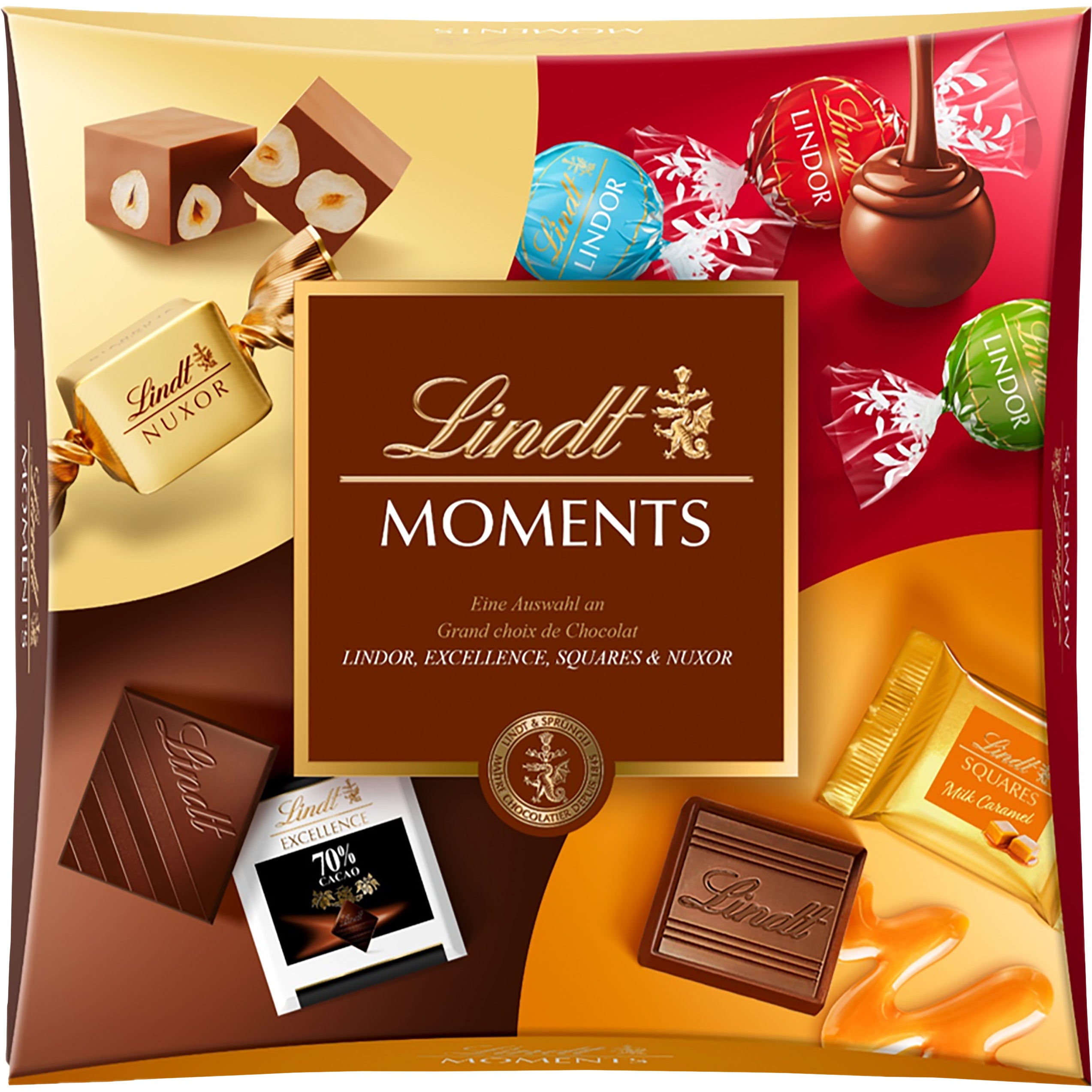 Lindt Moments Box – Schokolade – 371 g