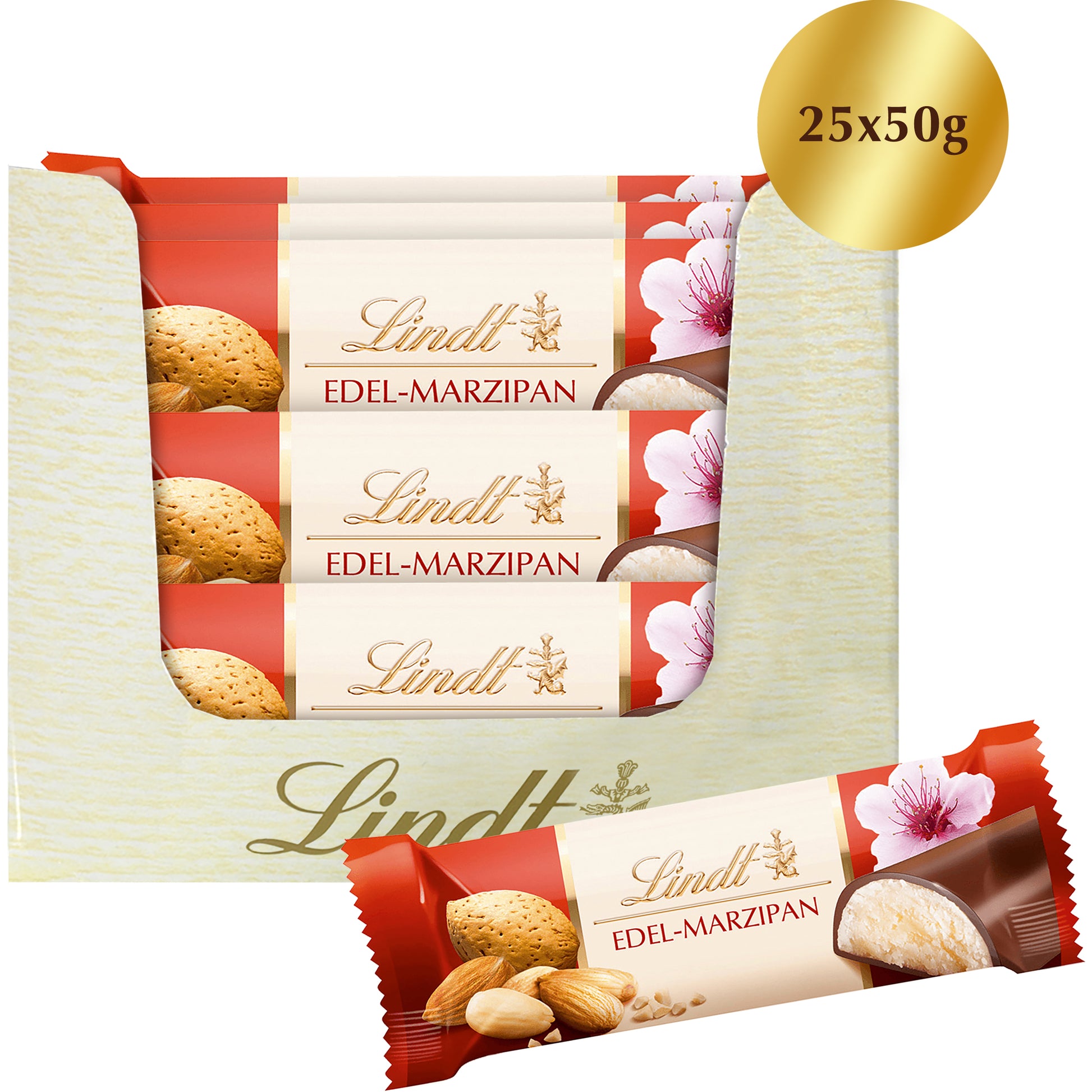 Lindt Schokoladenriegel – Marzipan – 377 g