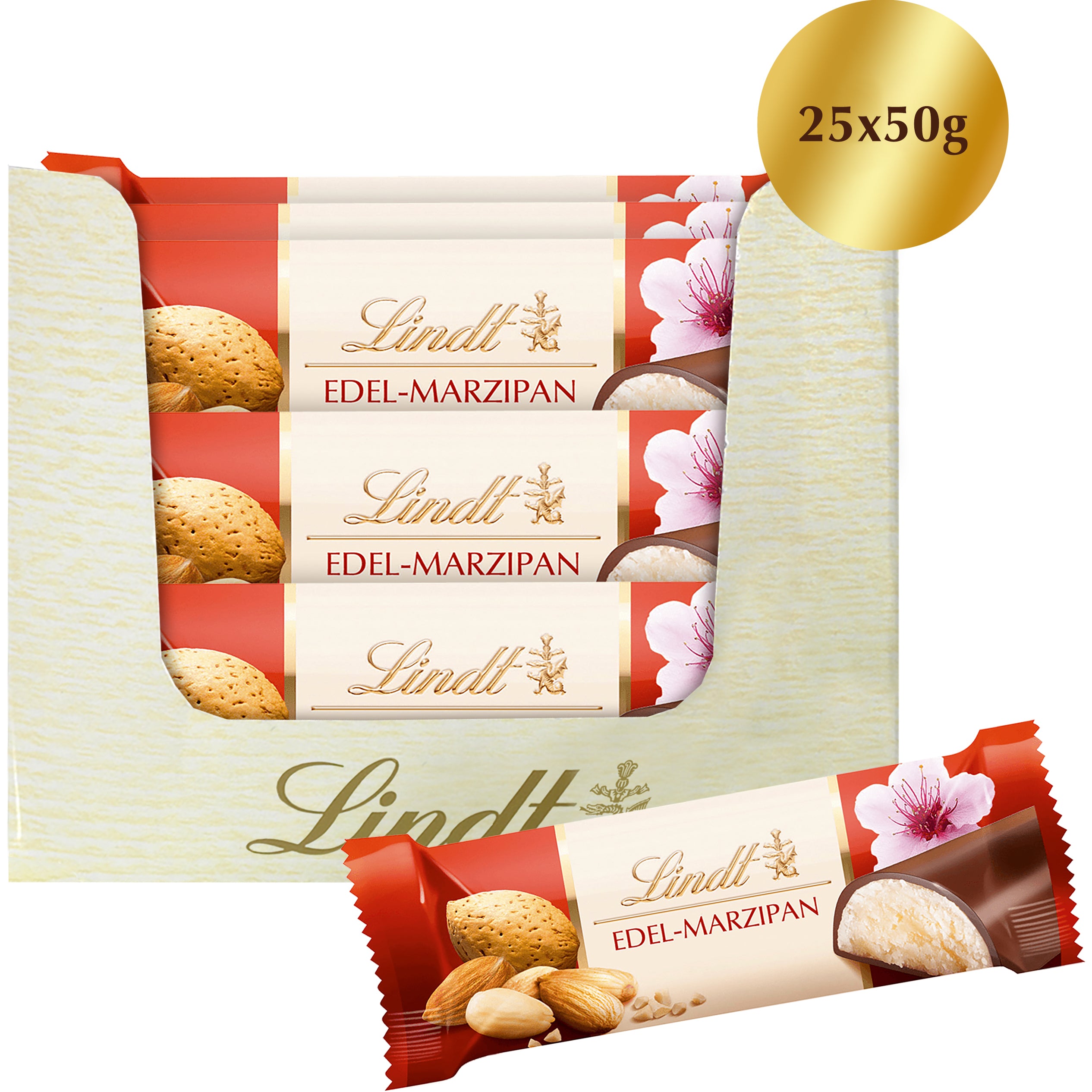 Lindt Schokoladenriegel – Marzipan – 377 g