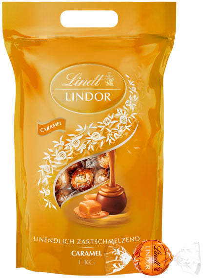 Lindt Lindor Kugeln – Caramel – 1,052 kg