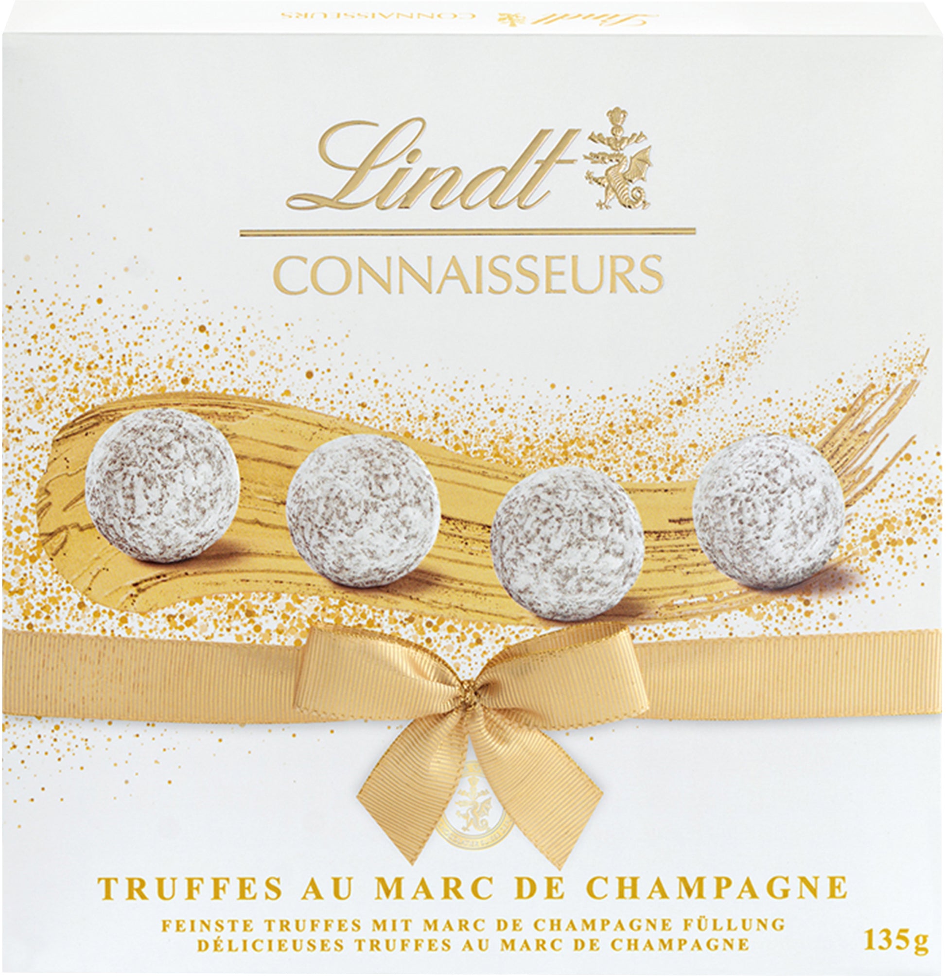 Lindt Connaisseurs Truffes – Marc de Champagne – 12 Stück, 135 g