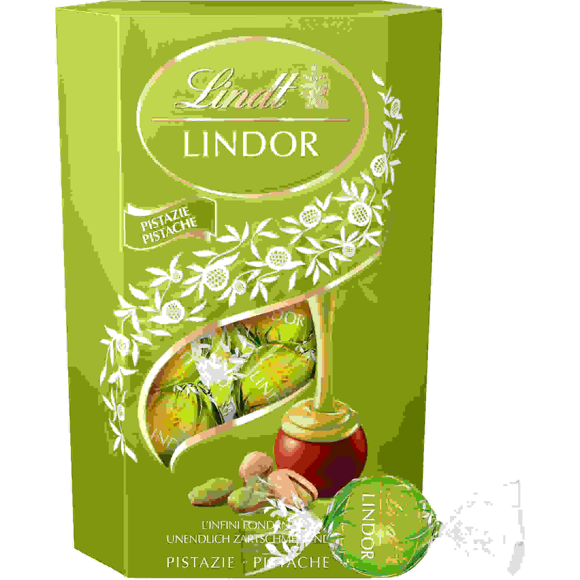 Lindt Lindor Kugeln – Pistazie – 214 g