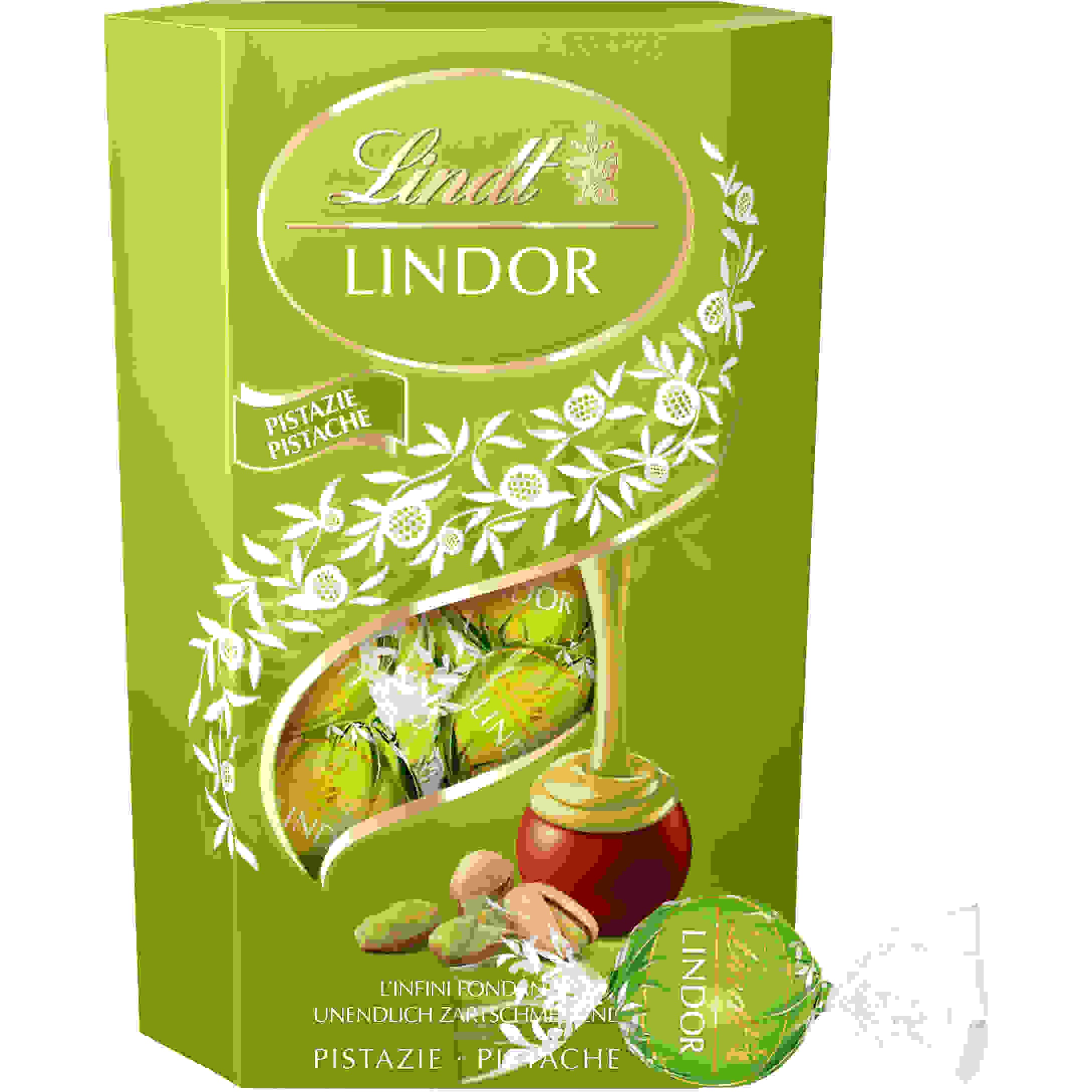 Lindt Lindor Kugeln – Pistazie – 214 g