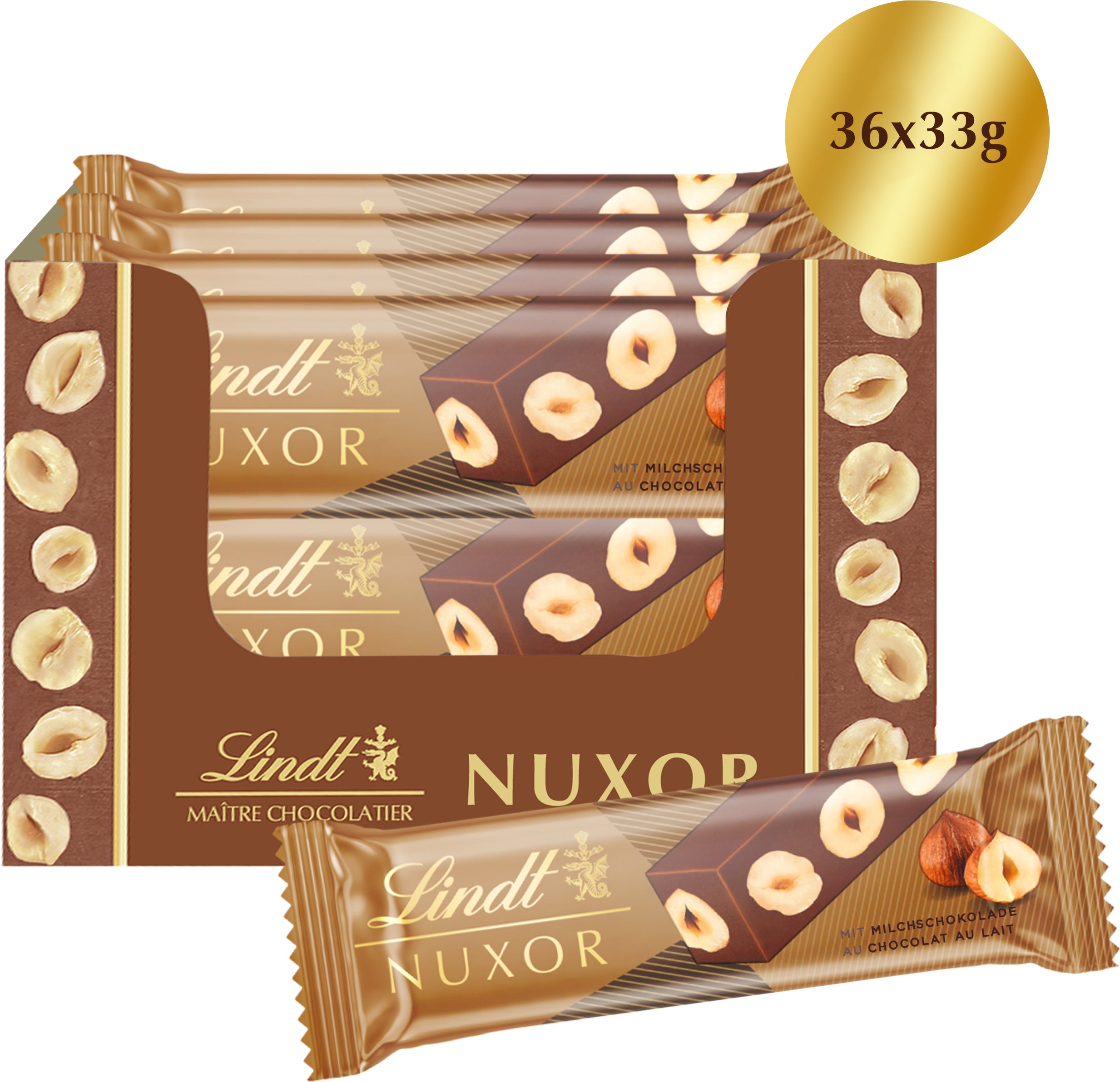 Lindt Piemonte Schokoladenriegel – Milch, Haselnuss
