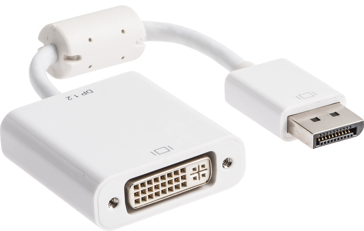 Link2go AD1111WP Adapter DisplayPort zu DVI – 1920 × 1080, 0,13 m, VESA 1.1