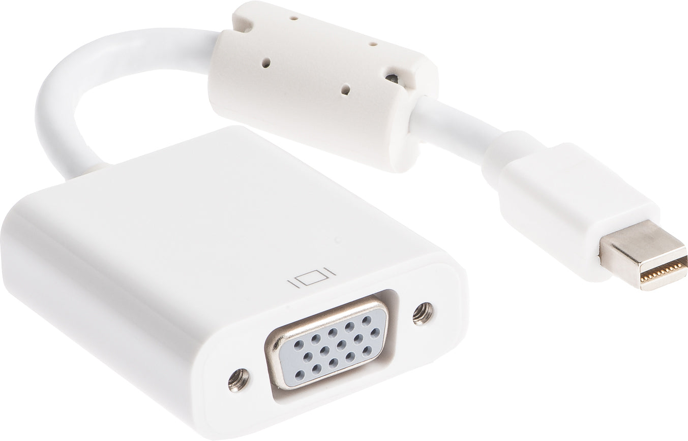 Link2go AD4311WP Adapter Mini DisplayPort zu VGA – 0,19 m