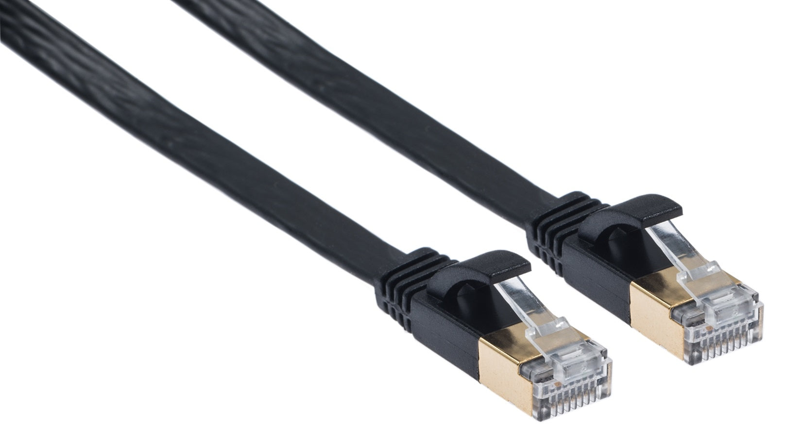 Link2go PC6313SBP Patchkabel – Cat6 STP, flach, 10 m, RJ-45