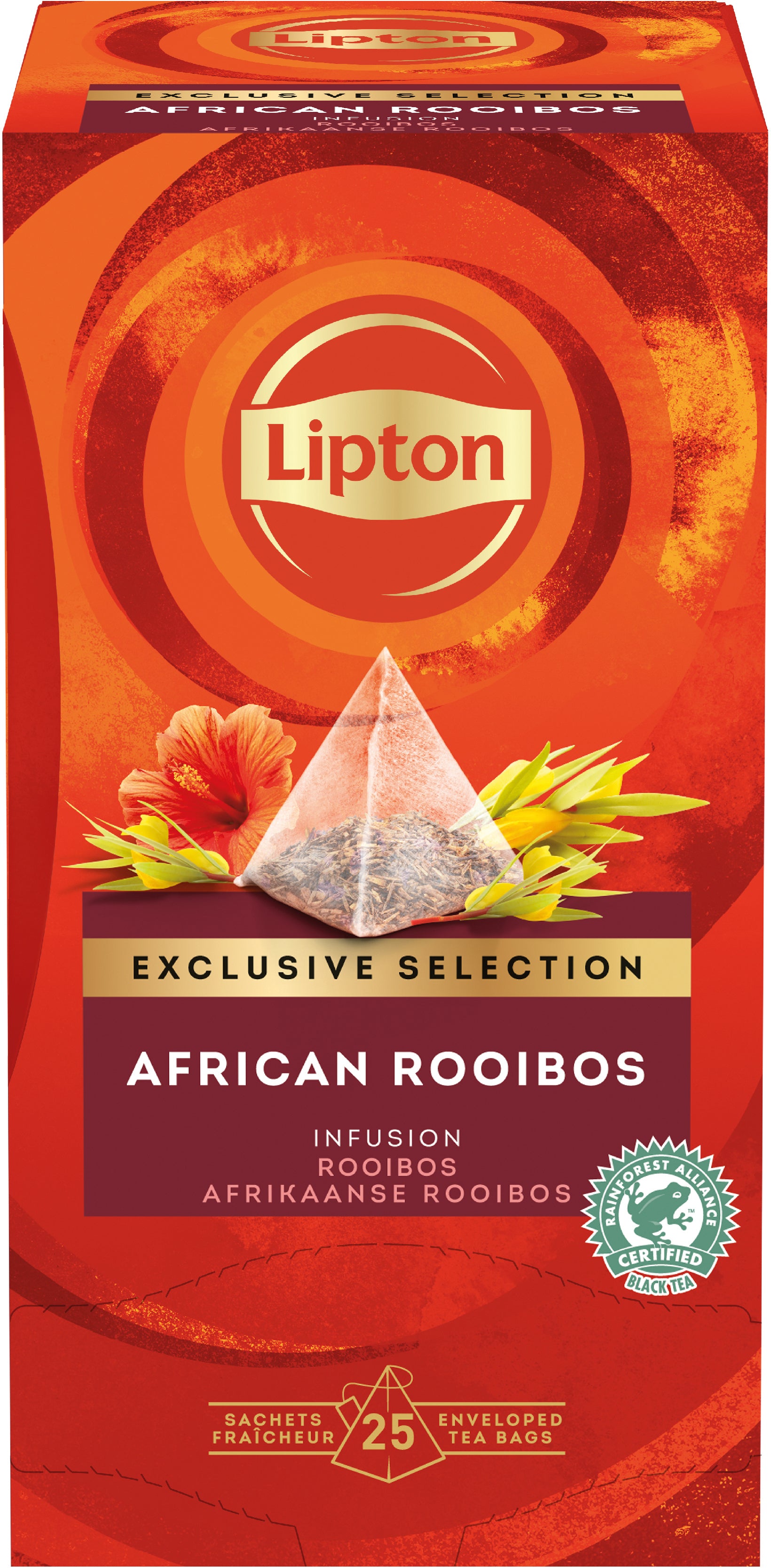 Lipton Rooibos Vanille & Hibiskus – Teebeutel 25 Beutel