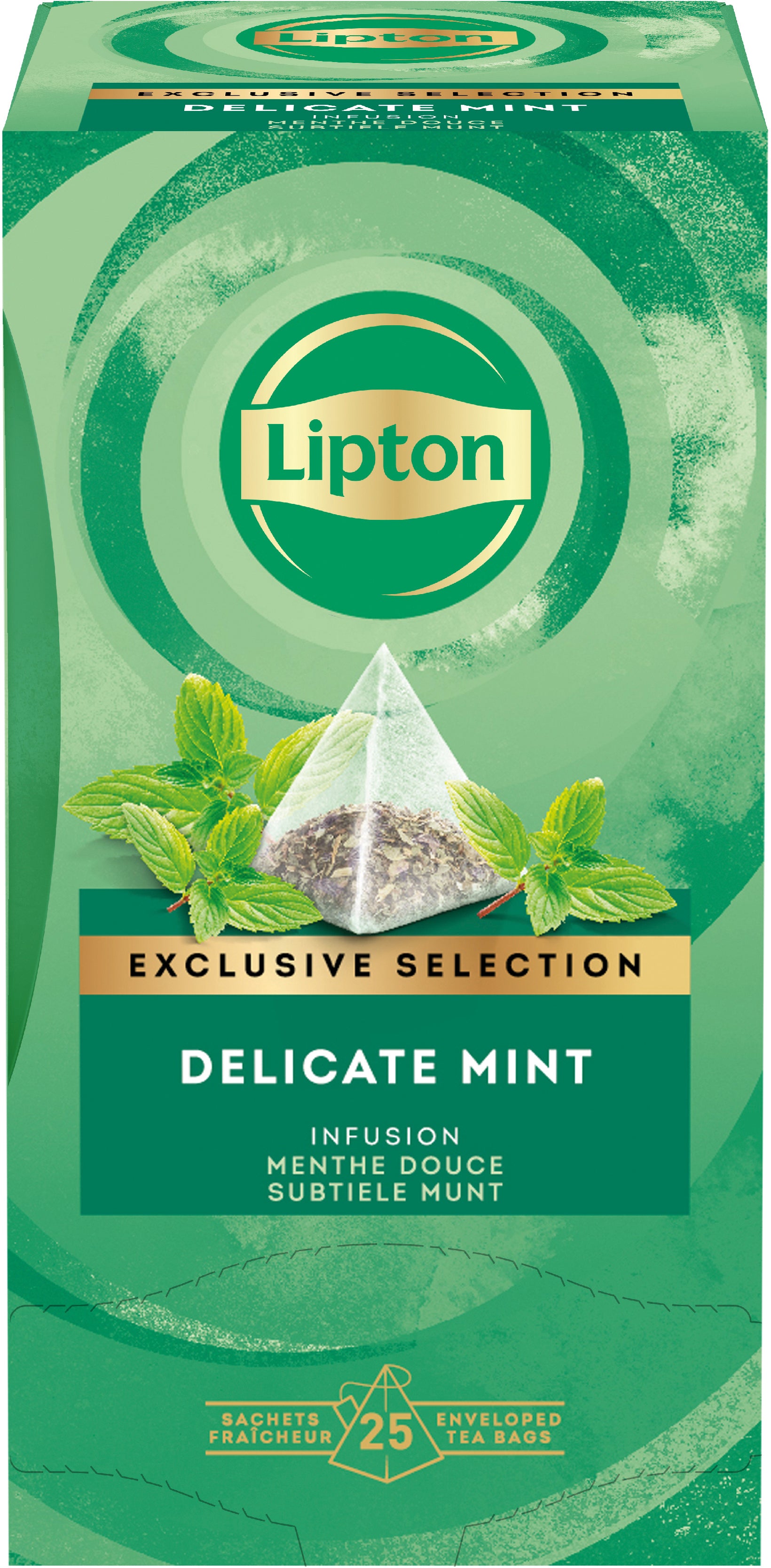 Lipton Kräutertee Pfefferminze – Teebeutel 25 Beutel