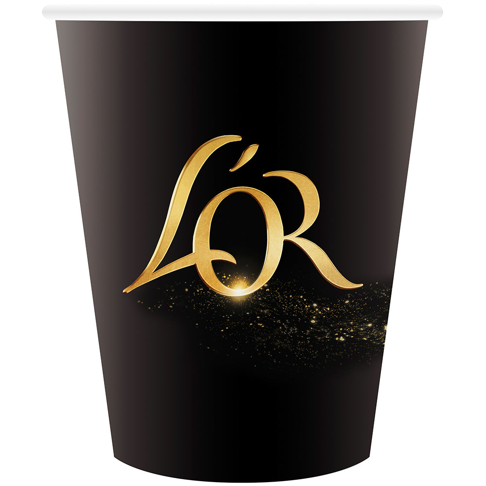 L'OR Trinkbecher, Papier/Karton für Heissgetränke – 2,5 dl – 100 Stk.